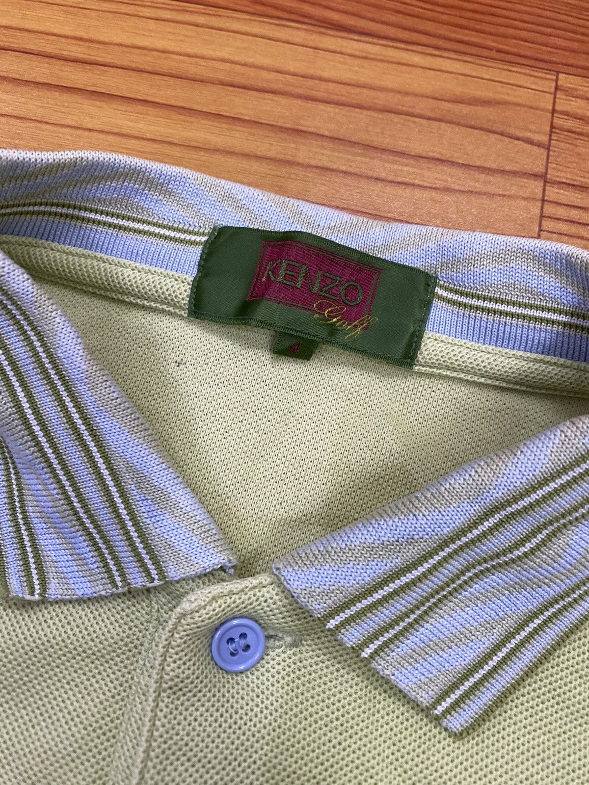 Designer × Kenzo × Vintage Vintage Kenzo Golf Polos Long Sleeve Size US L / EU 52-54 / 3 - 3 Thumbnail