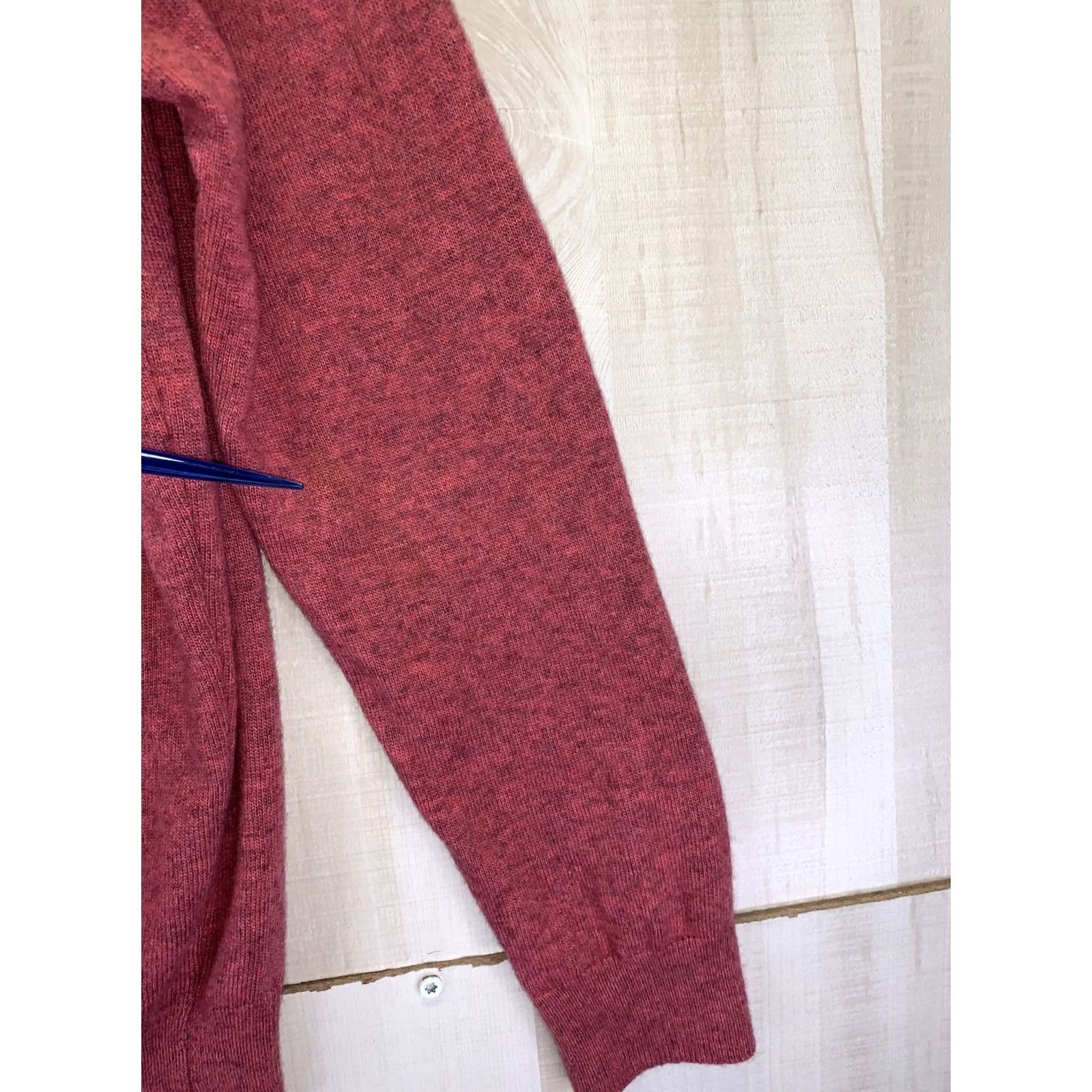 Pinko VINTAGE Donbros Sweater Cardigan Womens Purple Pink Lambswool 1970s 80s Made In Scotland M Size M / US 6-8 / IT 42-44 - 6 Thumbnail