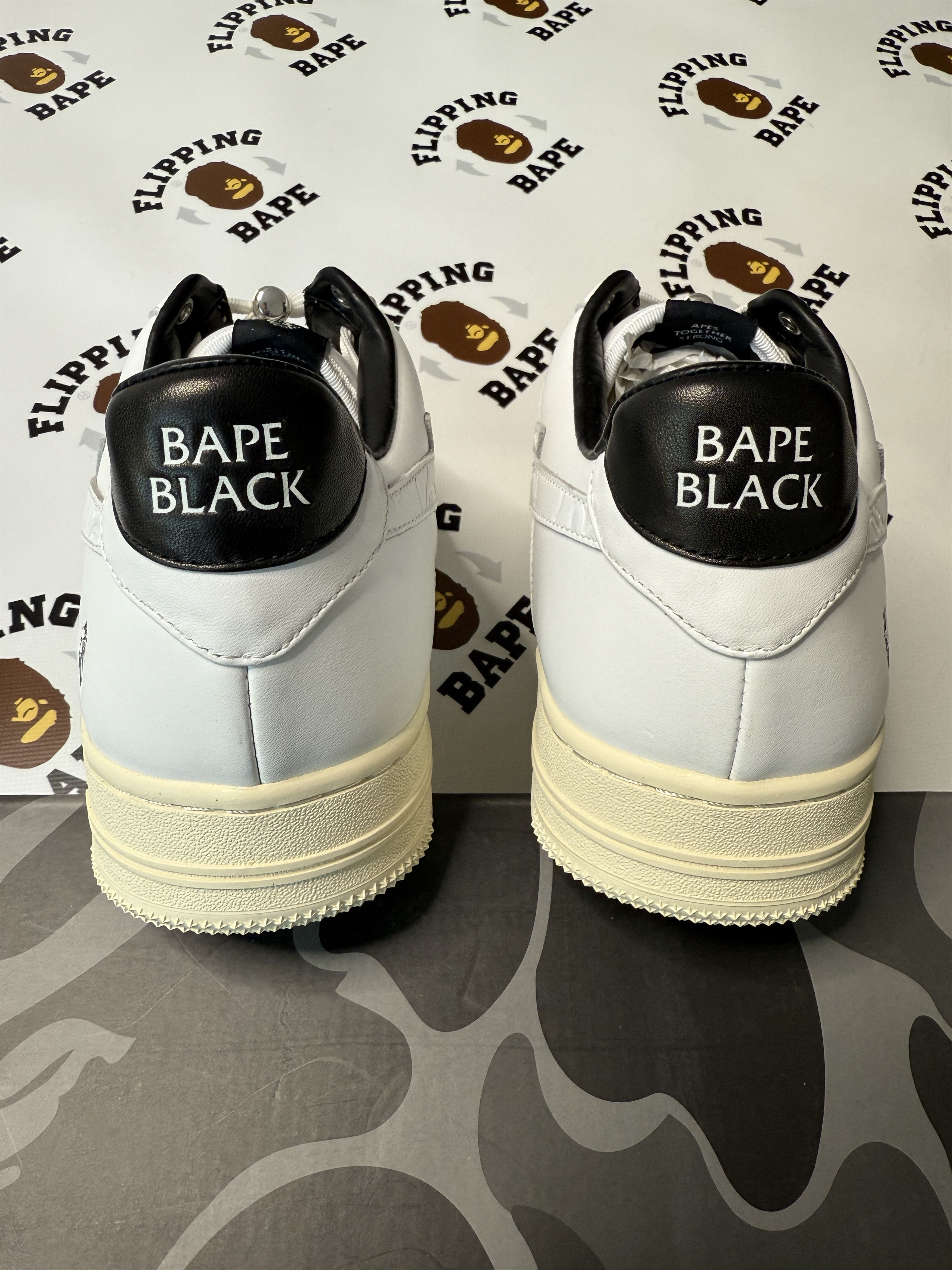 Bape BAPE BLACK BAPE STA LOW (SS21) Size US 12 / EU 45 - 17 Thumbnail