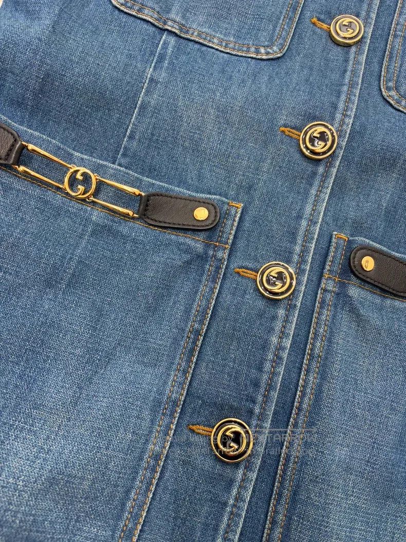 Gucci Gucci Cowboy vest with double G metal buckle Size XS / US 0-2 / IT 36-38 - 3 Thumbnail