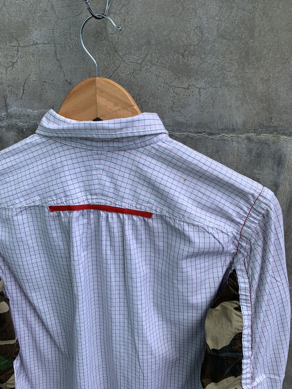 Junya Watanabe Camo Patched Sleeve Shirt Size US S / EU 44-46 / 1 - 9 Thumbnail