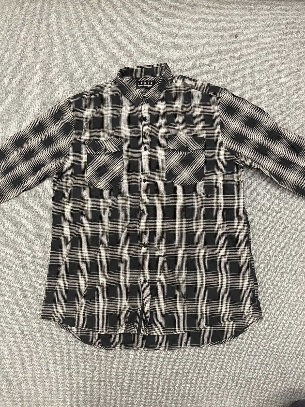 The Kooples The Kooplex Sport Plaid Long Sleeve Shirt Size US XL / EU 56 / 4 - 1 Thumbnail