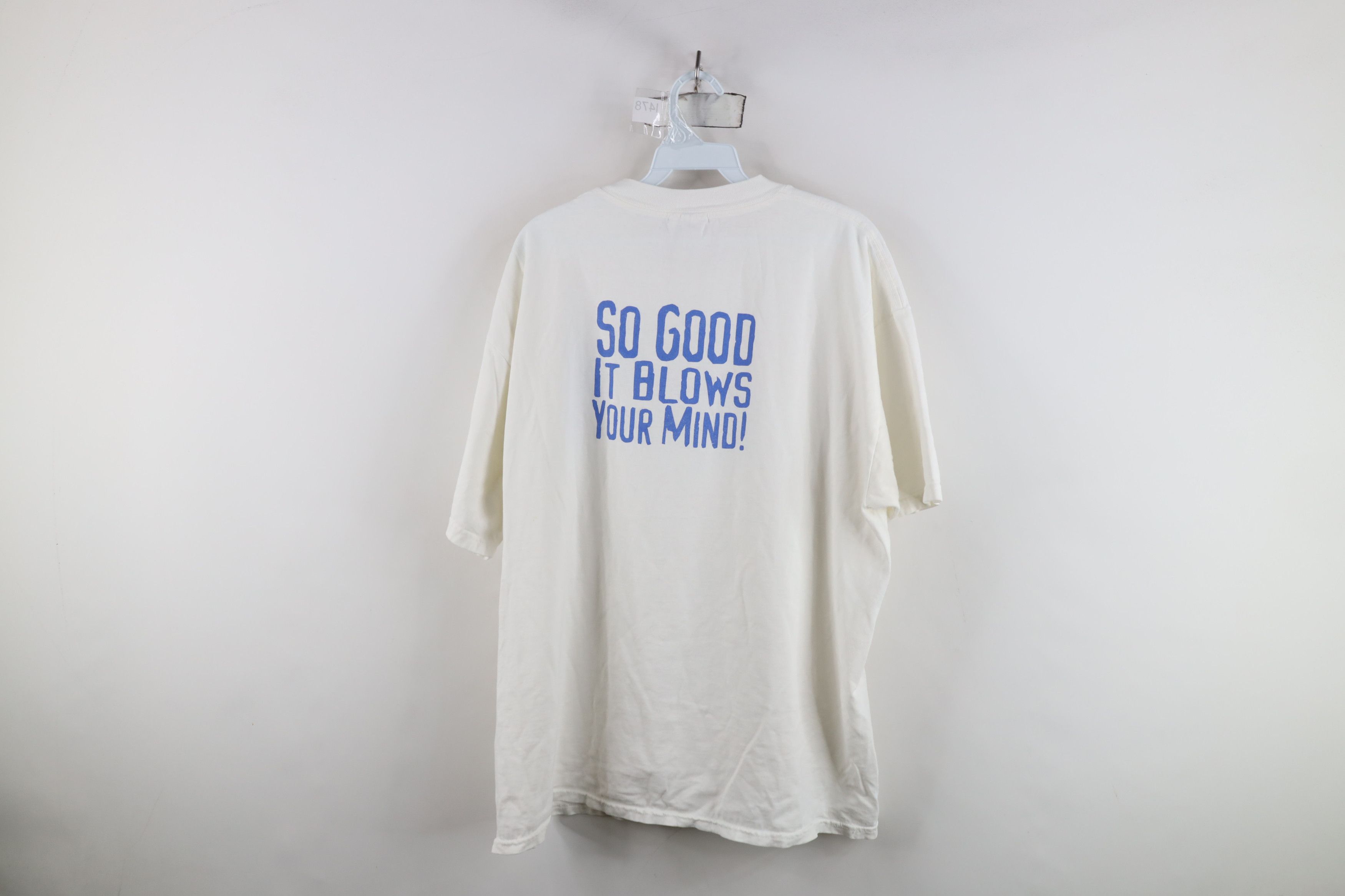 Vintage Vintage 90s News 400 So Good It Blows Your Mind T-Shirt Size US XL / EU 56 / 4 - 11 Thumbnail