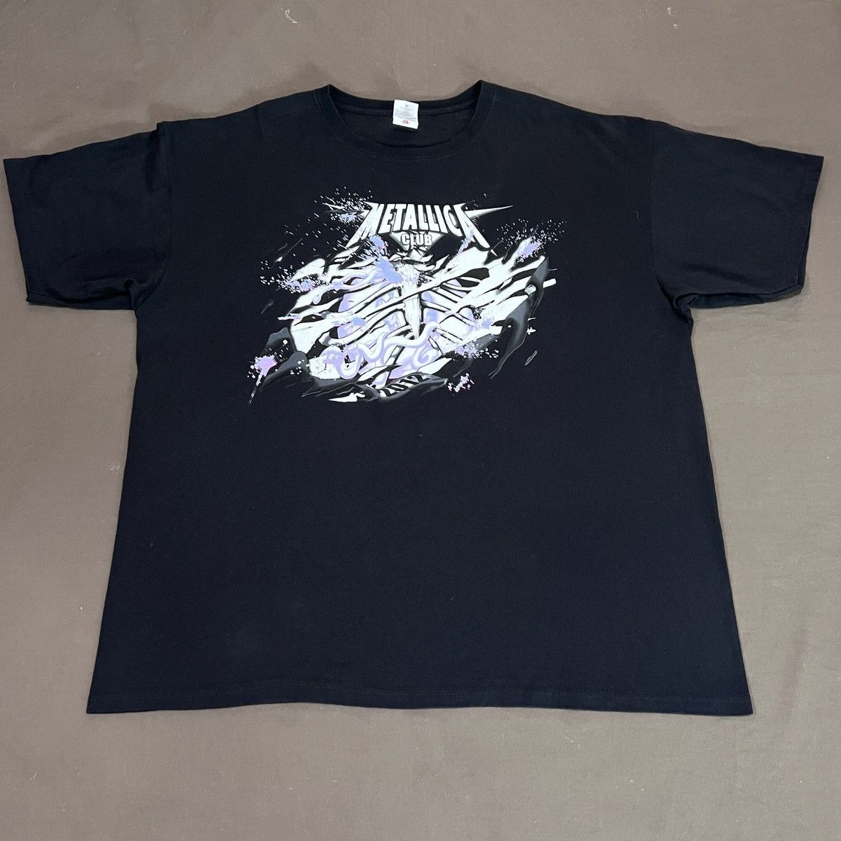 Band Tees × Metallica × Vintage Vintage Y2K Metallica Club Promo Tee 2XL Oversized Graphic Size US XXL / EU 58 / 5 - 2 Thumbnail