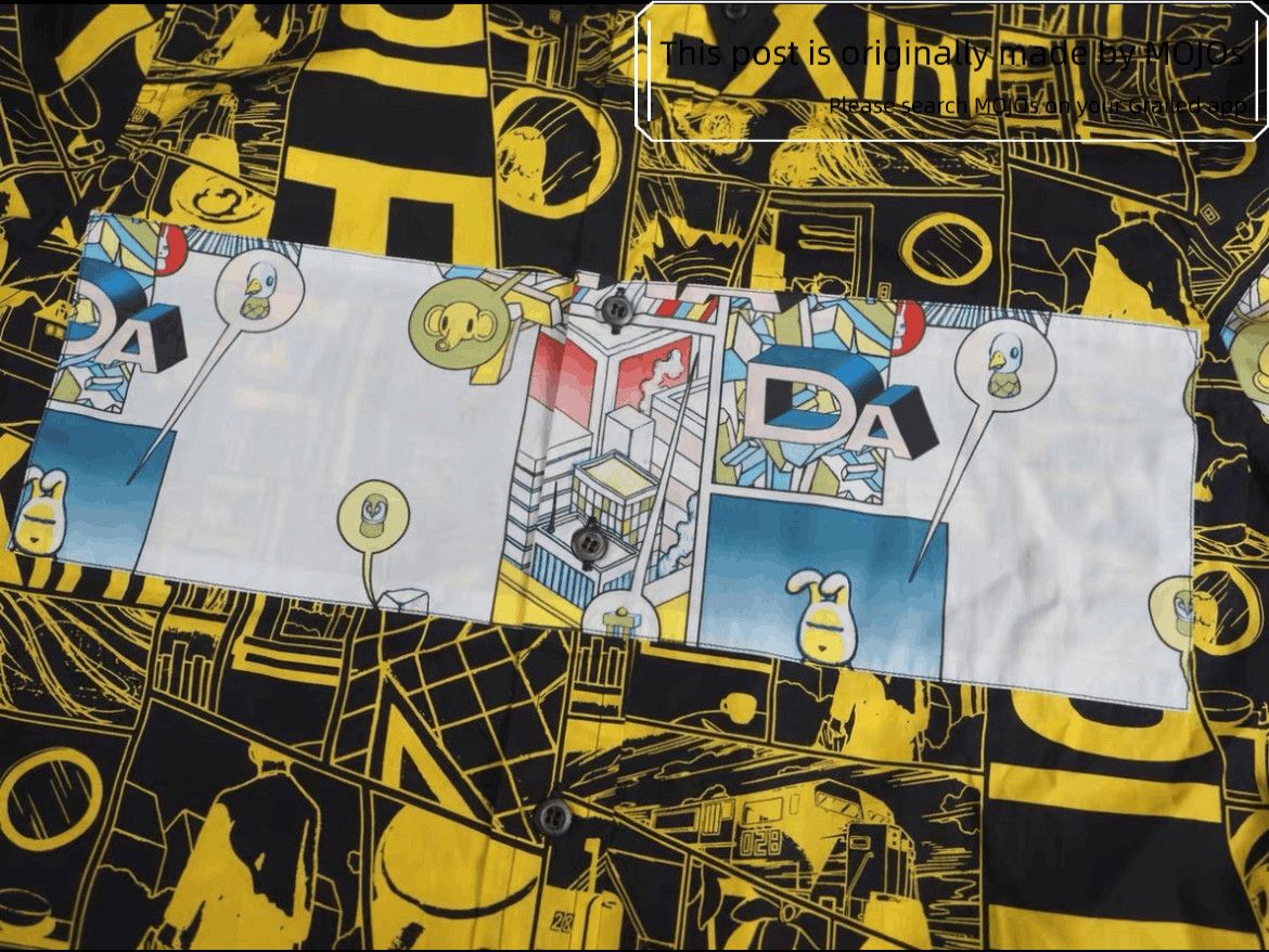 Prada Prada x James Jean 18SS Comic Print Shirt Size US M / EU 48-50 / 2 - 5 Thumbnail