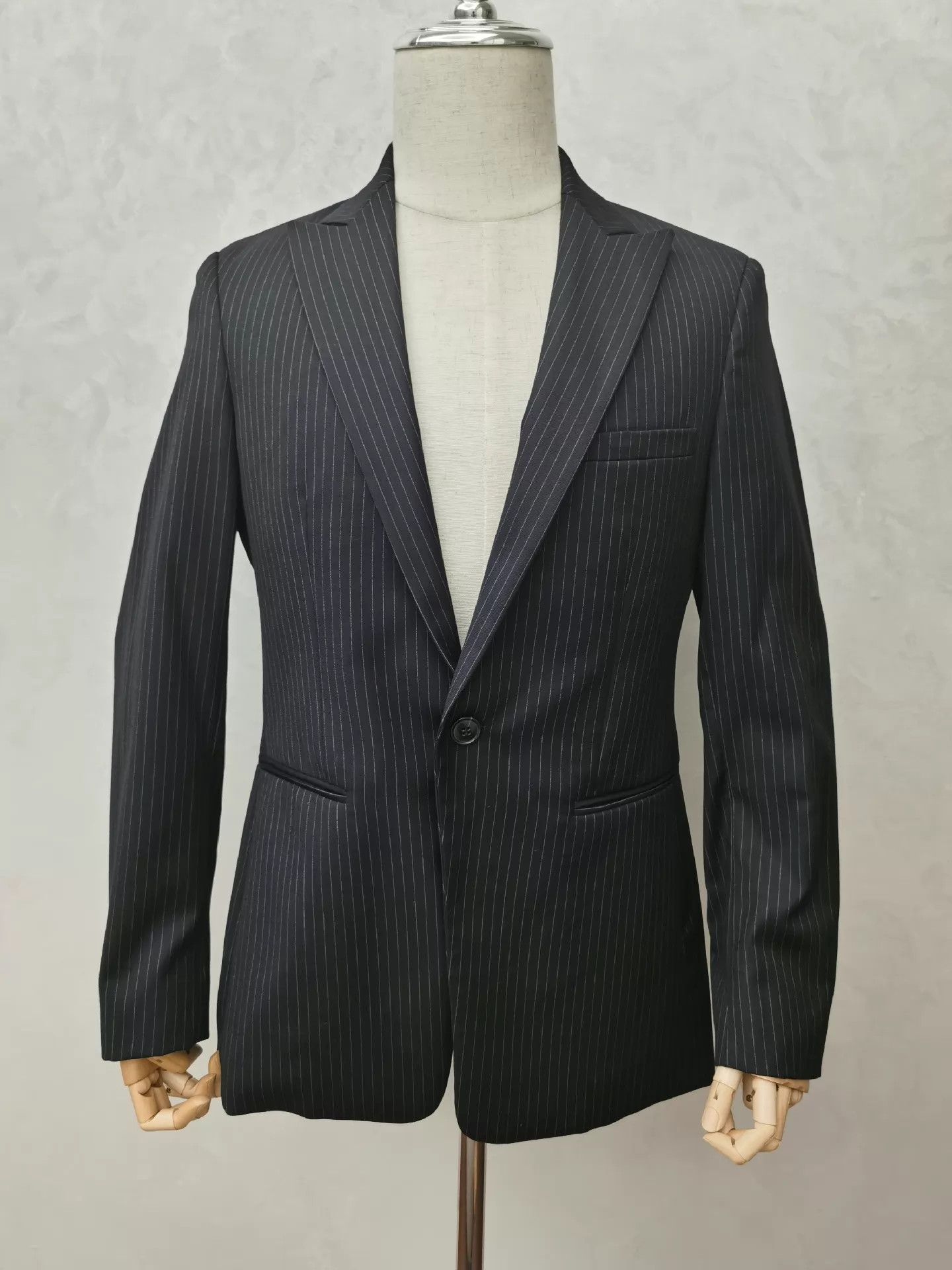 Armani Emporio Armani Waist-Cinched Blazer 46 1x Worn Size 46R - 1 Thumbnail