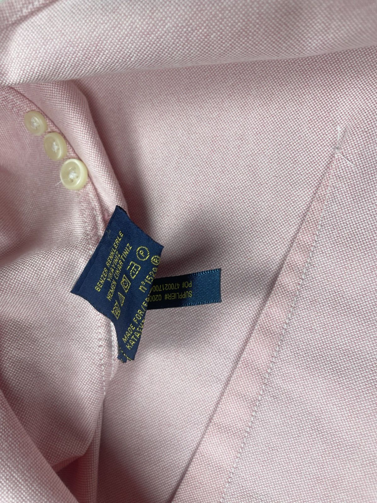 Polo Ralph Lauren Polo Ralph Lauren S Women’s Plain Light Pink Shirt Size S / US 4 / IT 40 - 7 Thumbnail