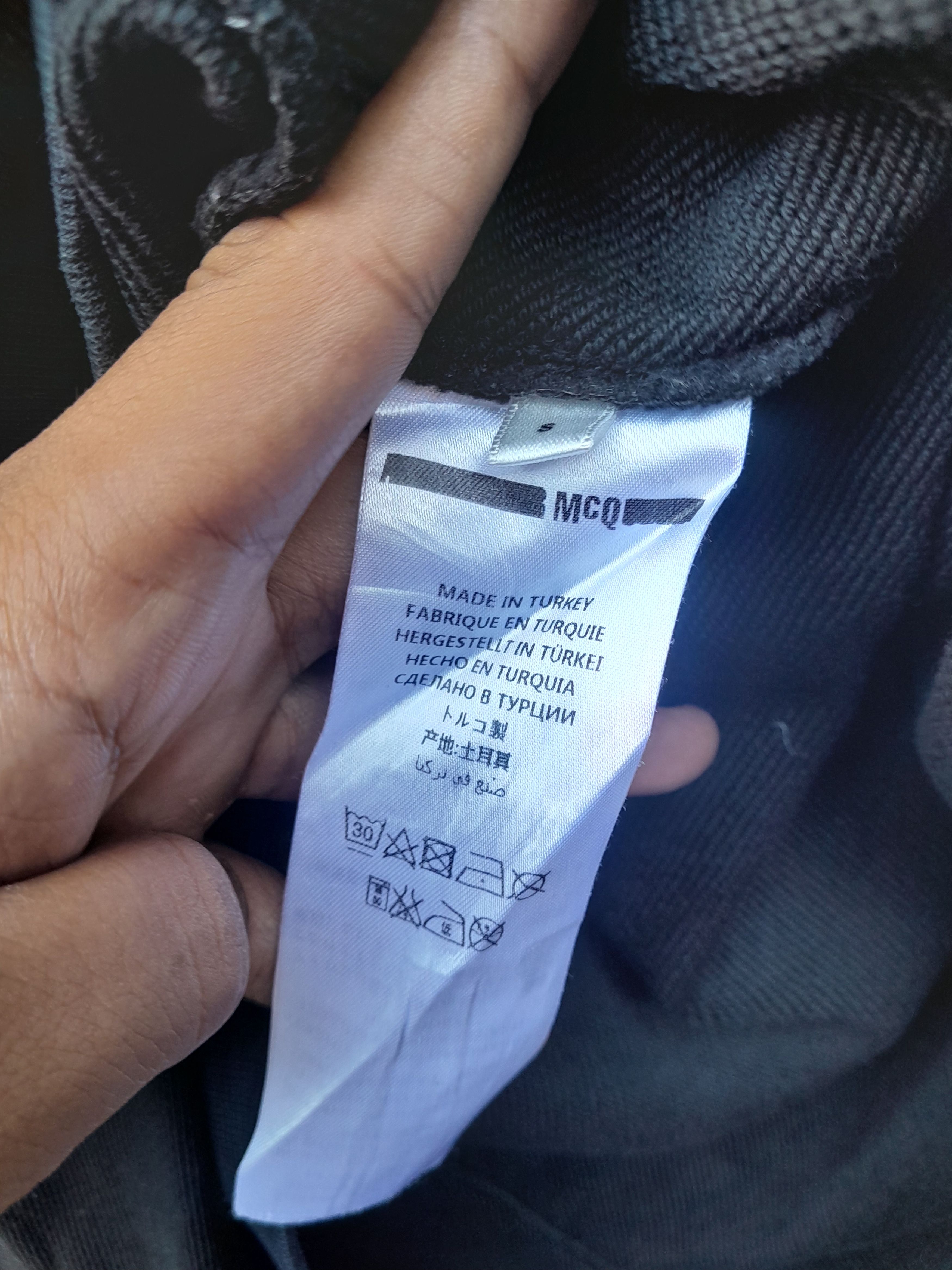 Alexander McQueen McQ Alexander McQueen Crewneck Sweatshirt Size L Black Size US L / EU 52-54 / 3 - 9 Thumbnail