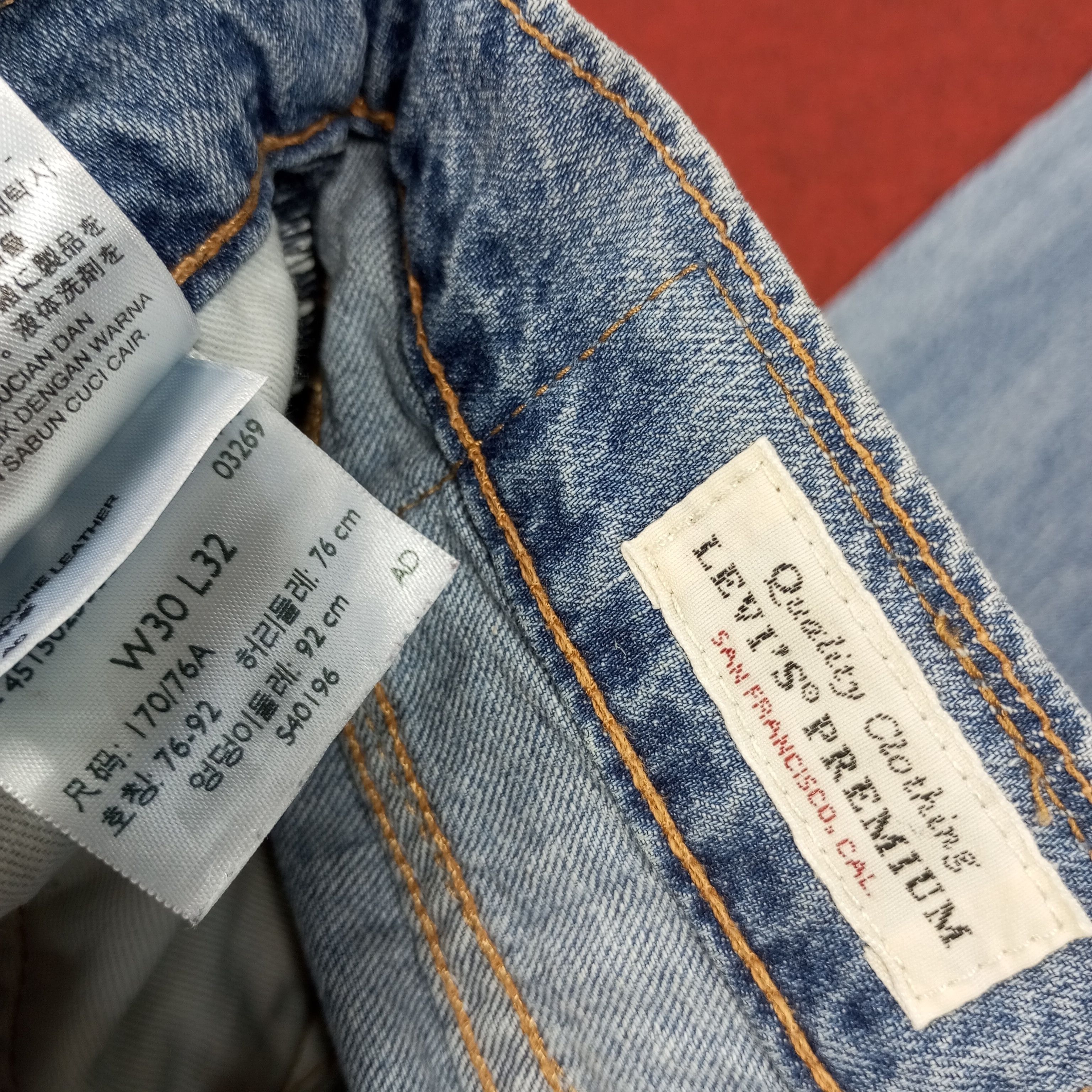 Levi's × Vintage Levis Big E Streetwear Distressed Jeans Size US 30 / EU 46 - 14 Thumbnail
