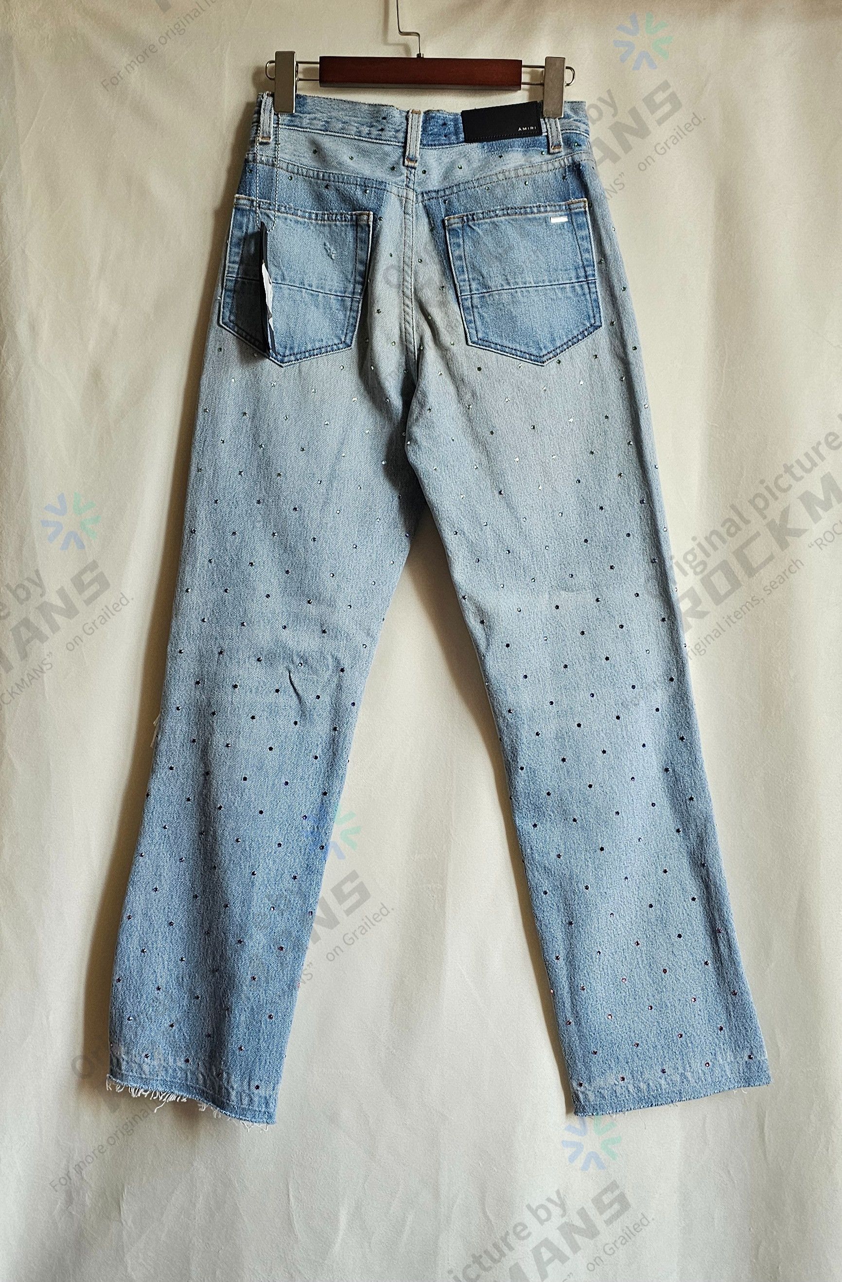 Amiri AMIRI Gradient Crystal Recon Jeans Size 25 $1890 Size 25" / US 0 / IT 36 - 5 Thumbnail