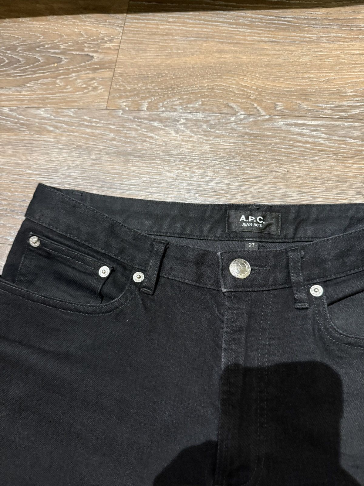 A.P.C. APC Jeans Black Size US 27 - 3 Thumbnail