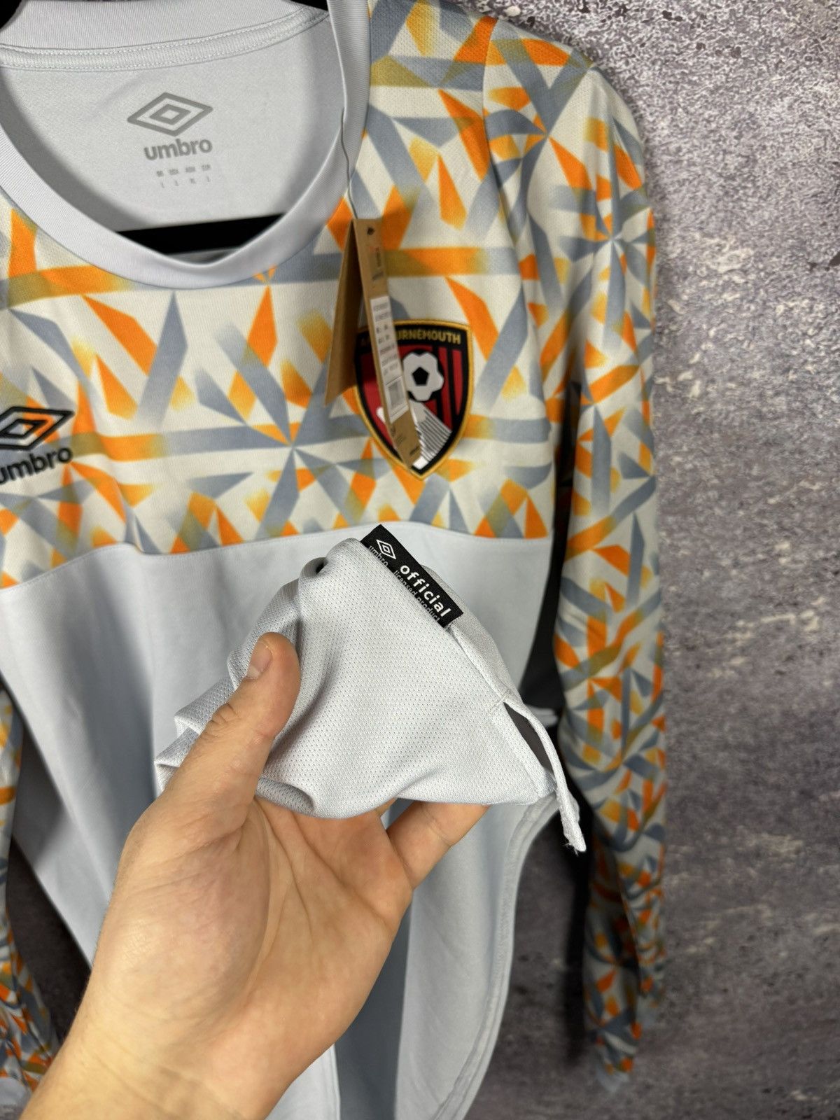Umbro × Vintage NWT Bournemouth 2022/23 GK Away Umbro Jersey Blokcore Large Size US L / EU 52-54 / 3 - 11 Thumbnail