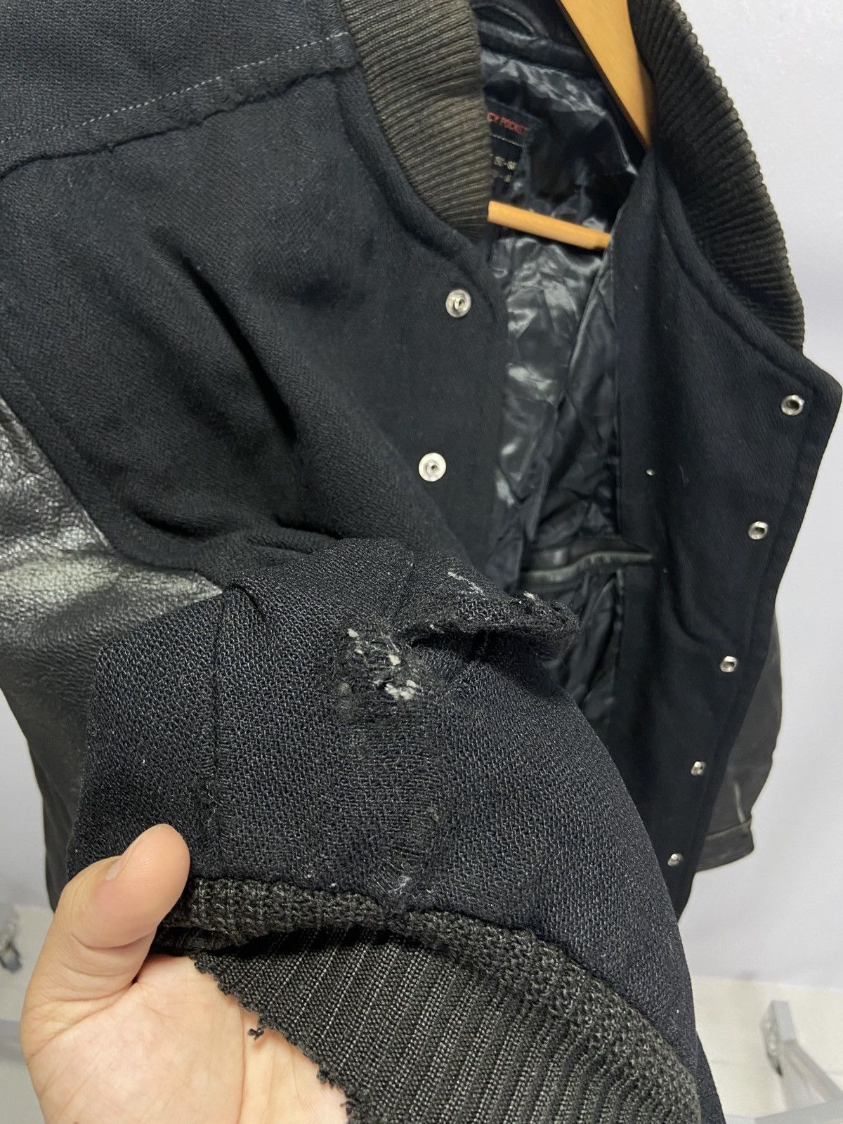 Vintage Vintage ixi:z varsity jacket leather sleeve Size US S / EU 44-46 / 1 - 9 Thumbnail