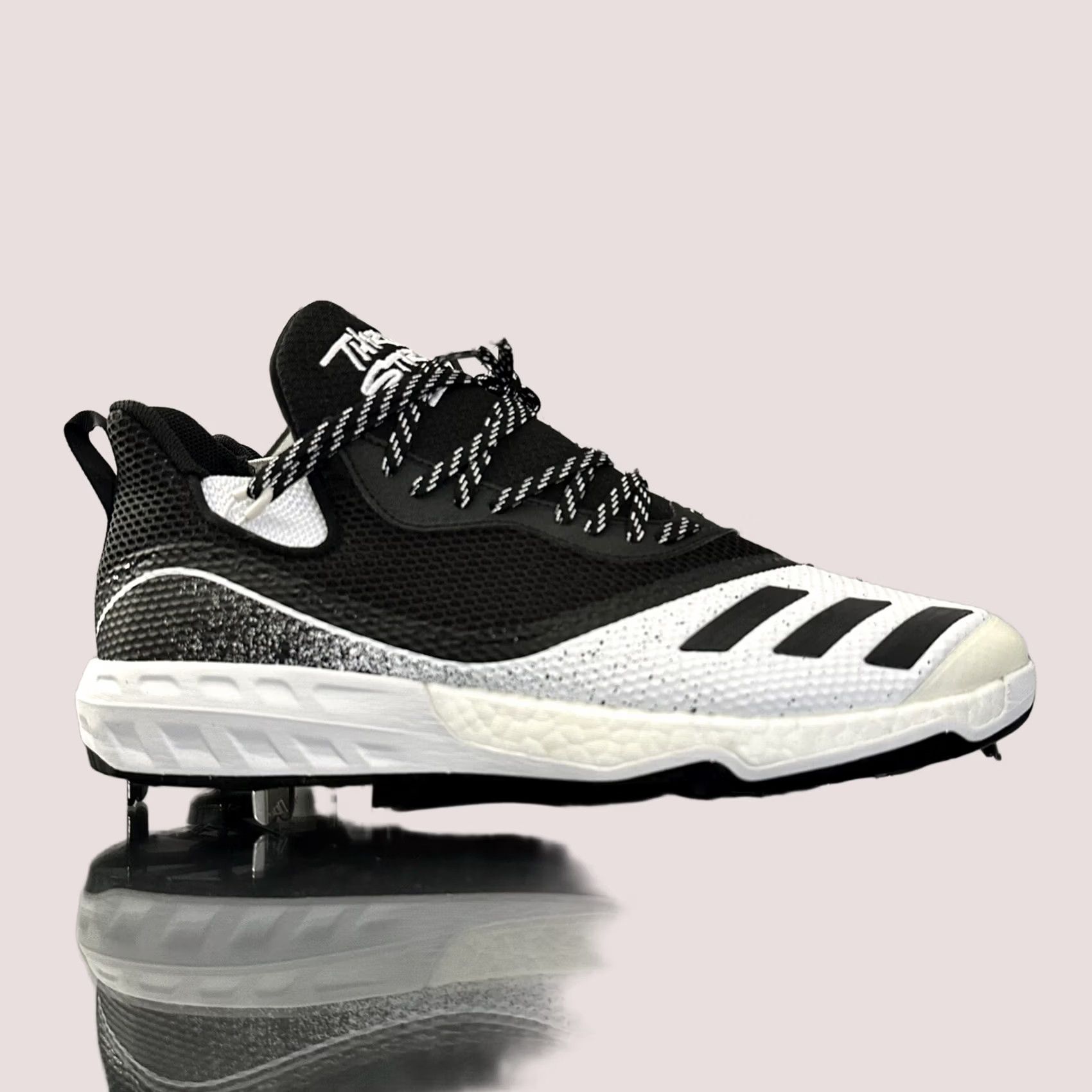 Adidas Adidas Icon 5 Baseball Cleats Mens 12.5 G28249 White Black Oreo Boost Size US 13 / EU 46 - 1 Thumbnail