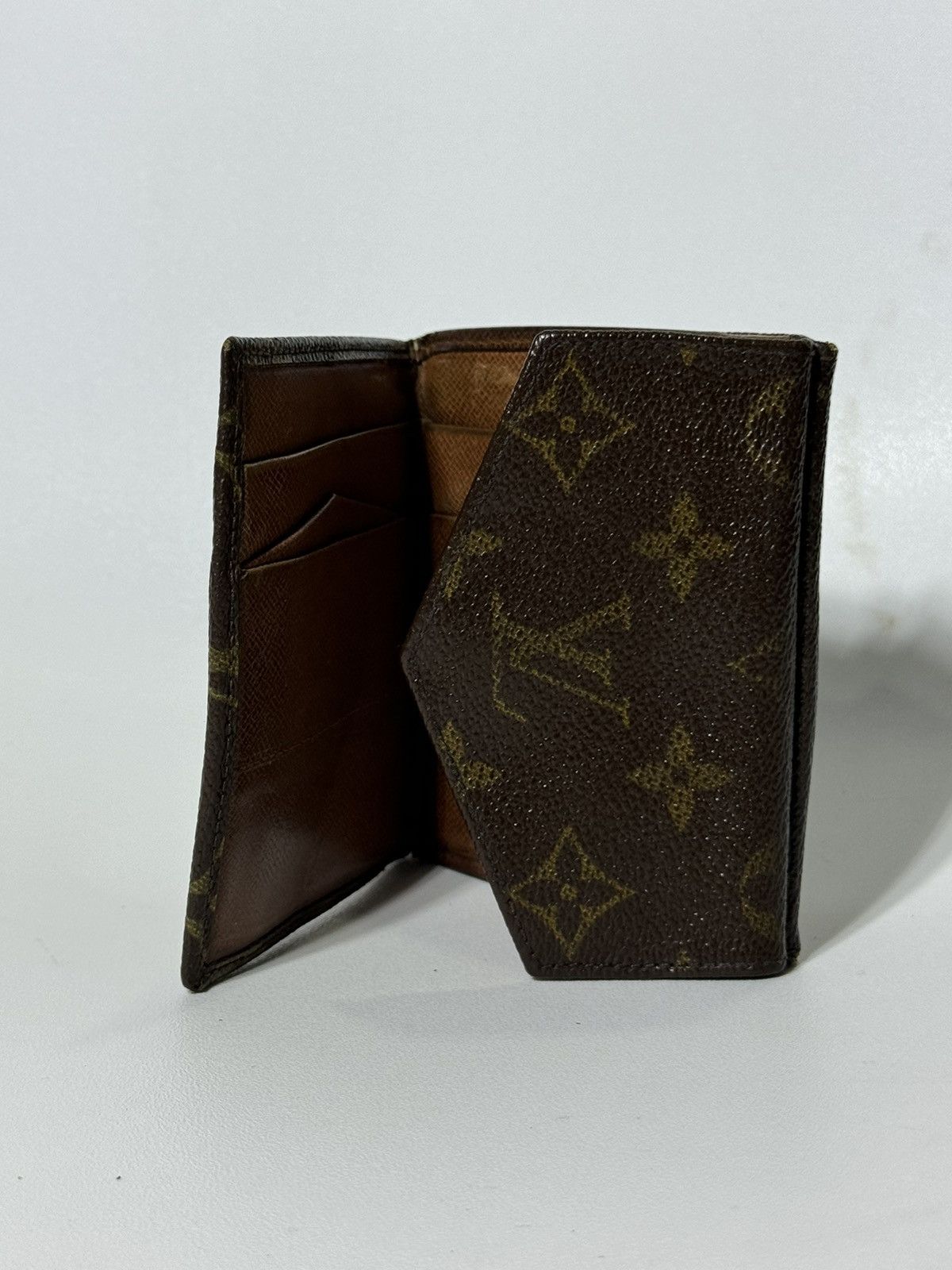 Vintage LOUIS VUITTON WALLET PURSE MONOGRAM BROWN Size ONE SIZE - 11 Thumbnail