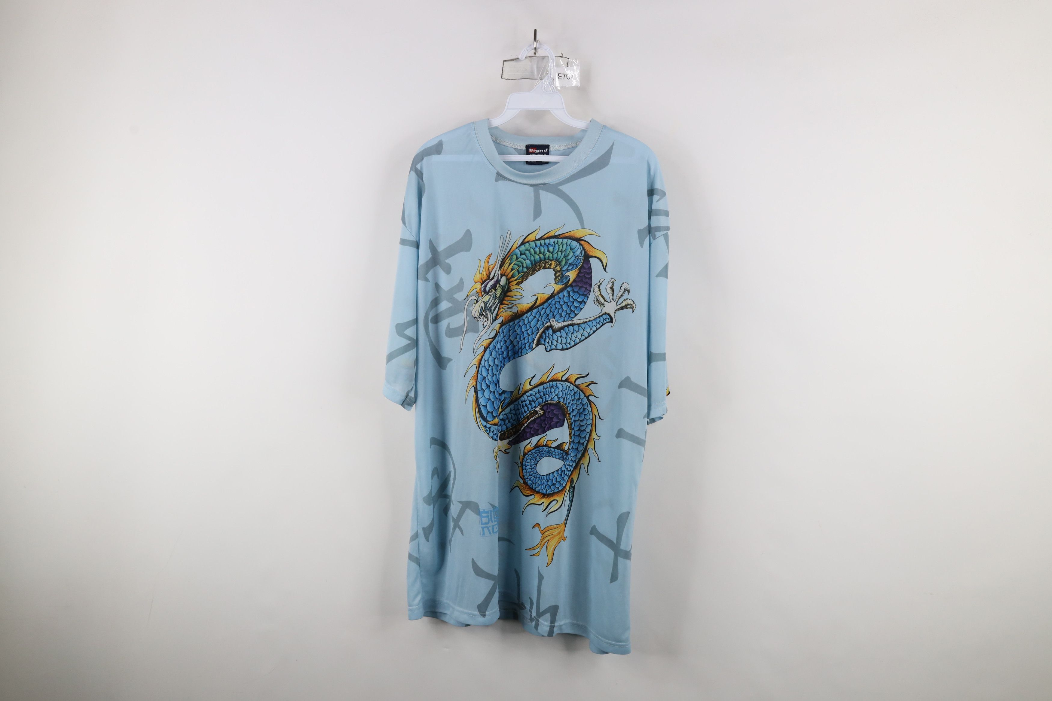 Vintage Vintage 90s Y2K Streetwear Over Print Short Sleeve T-Shirt Size US XXL / EU 58 / 5 - 1 Thumbnail