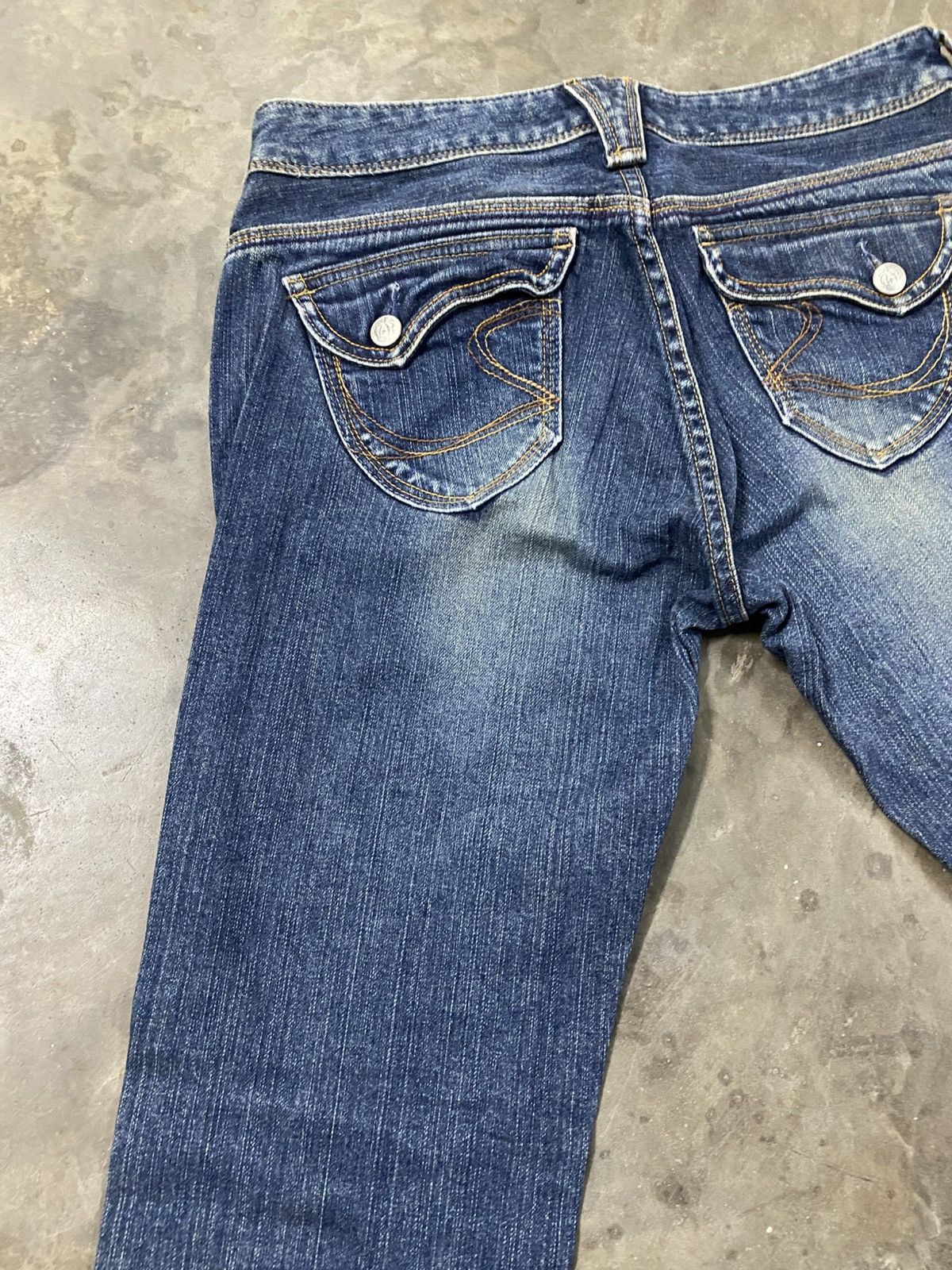 Hysteric Glamour × If Six Was Nine × Japanese Brand Flare Jeans Japan Georgia Love Jeans @255 Size US 31 - 13 Thumbnail