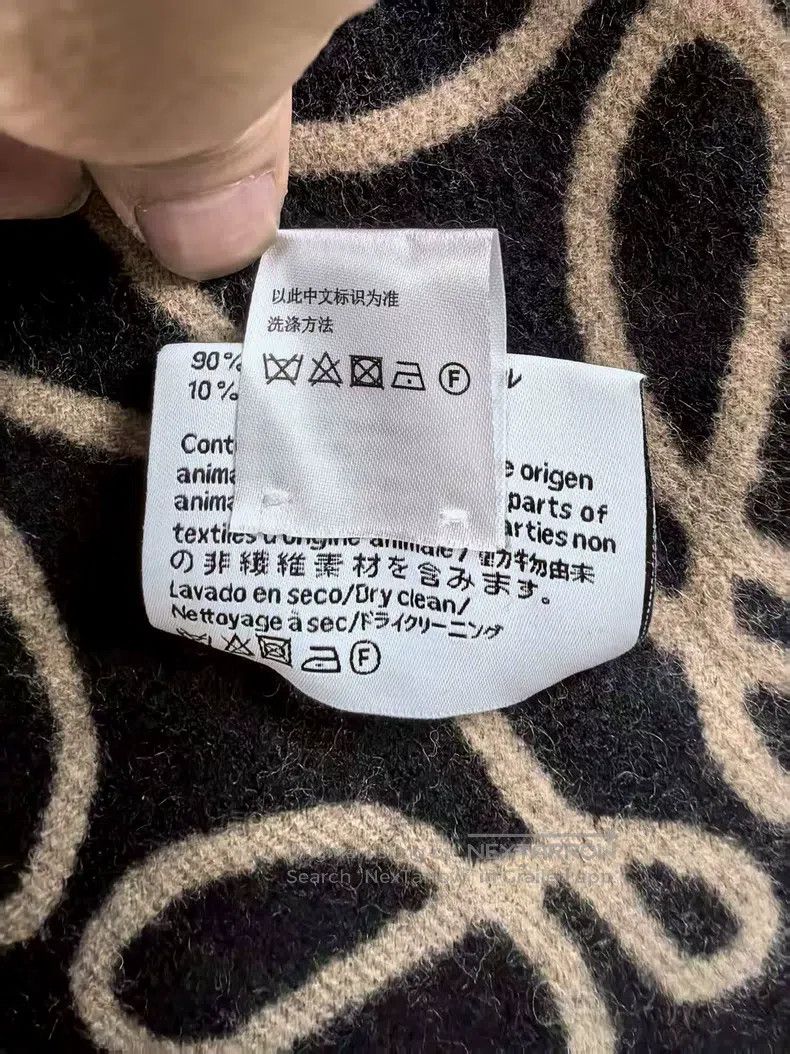 Loewe Loewe Black Graffiti Scarf Size ONE SIZE - 2 Thumbnail