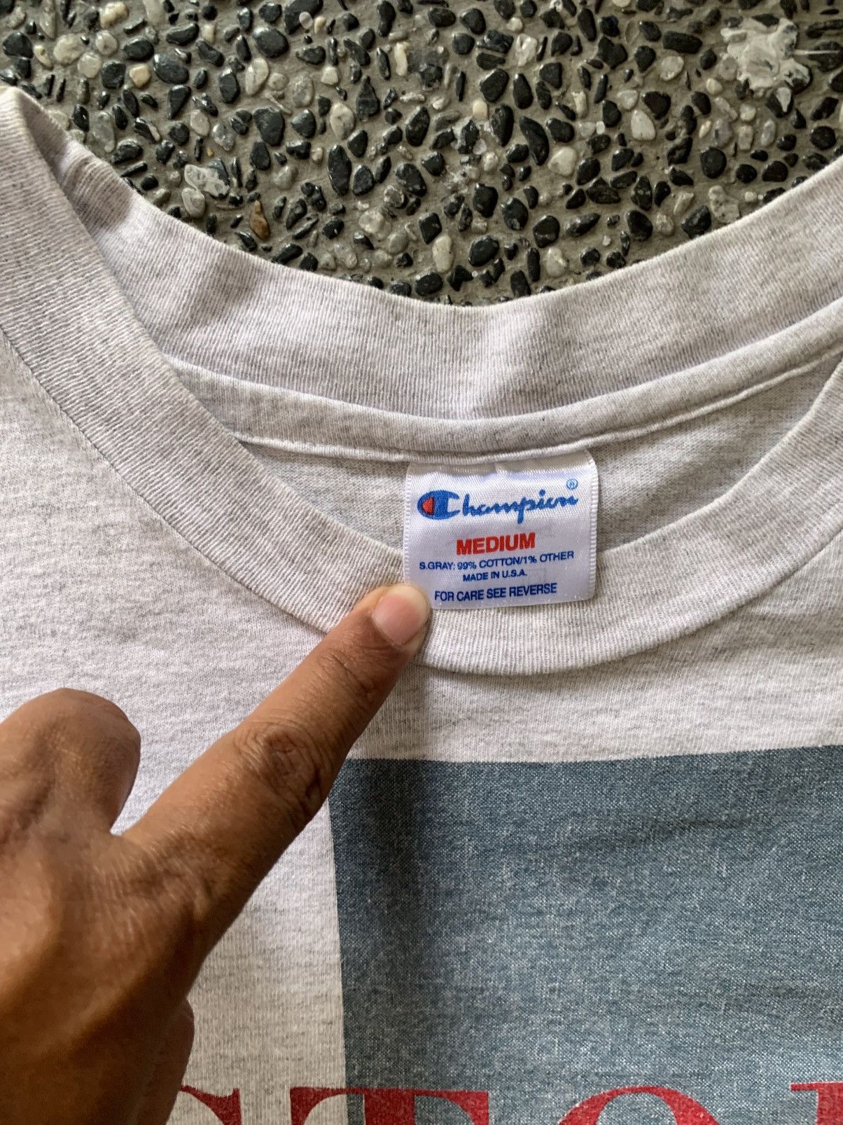 Champion Vintage 90s Champion T Shirt Size US M / EU 48-50 / 2 - 7 Thumbnail