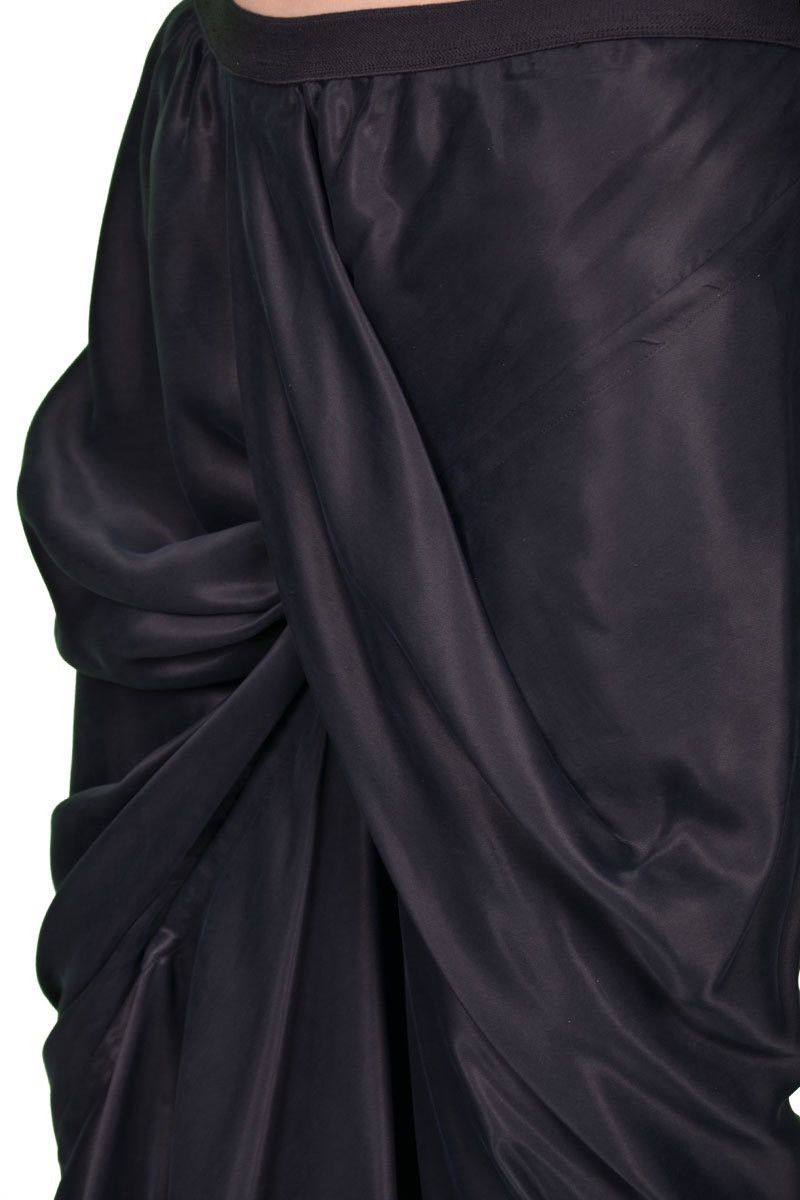 Rick Owens Last Size Rick Owens Draped Cupro-Satin Wrap Skirt Size 30" / US 8 / IT 44 - 3 Thumbnail
