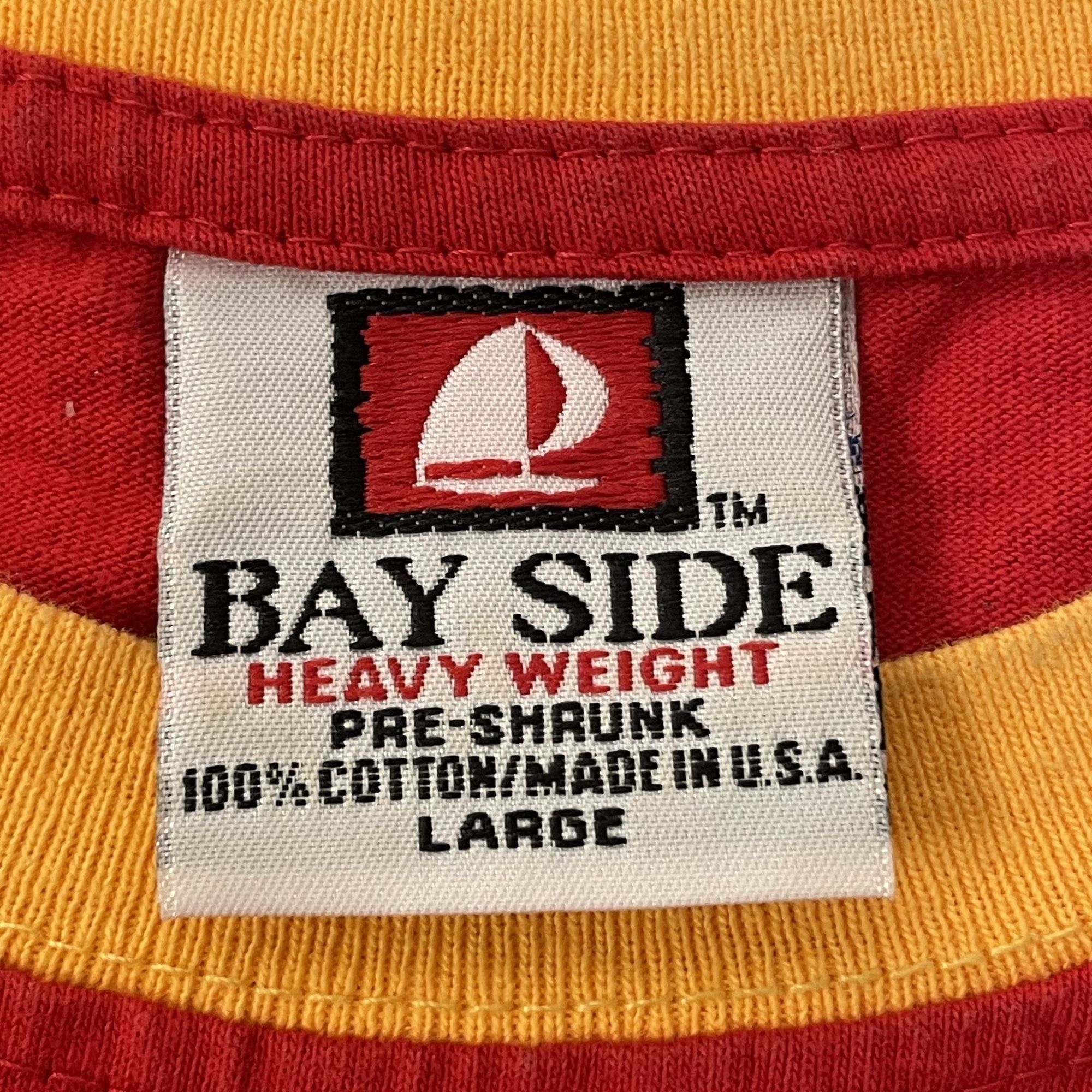 Other Vtg Bay Side USA RINGER Basketball Houston ROCKETS T Shirt Size US L / EU 52-54 / 3 - 4 Thumbnail