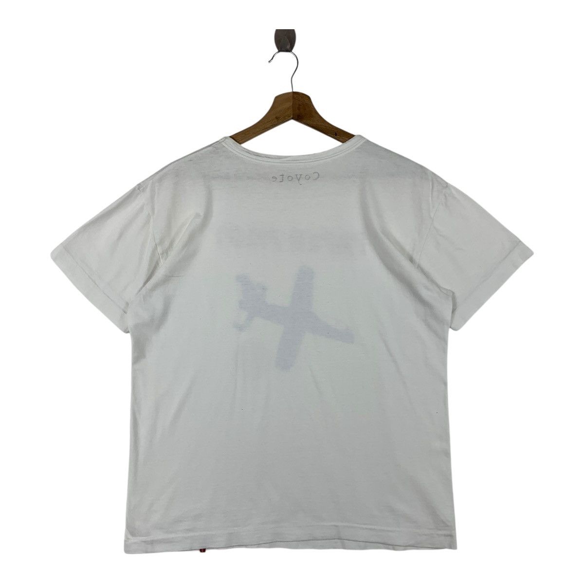 Japanese Brand COYOTE PAPER PILOT aeroplane printed japanesebrand tee Size US M / EU 48-50 / 2 - 4 Thumbnail