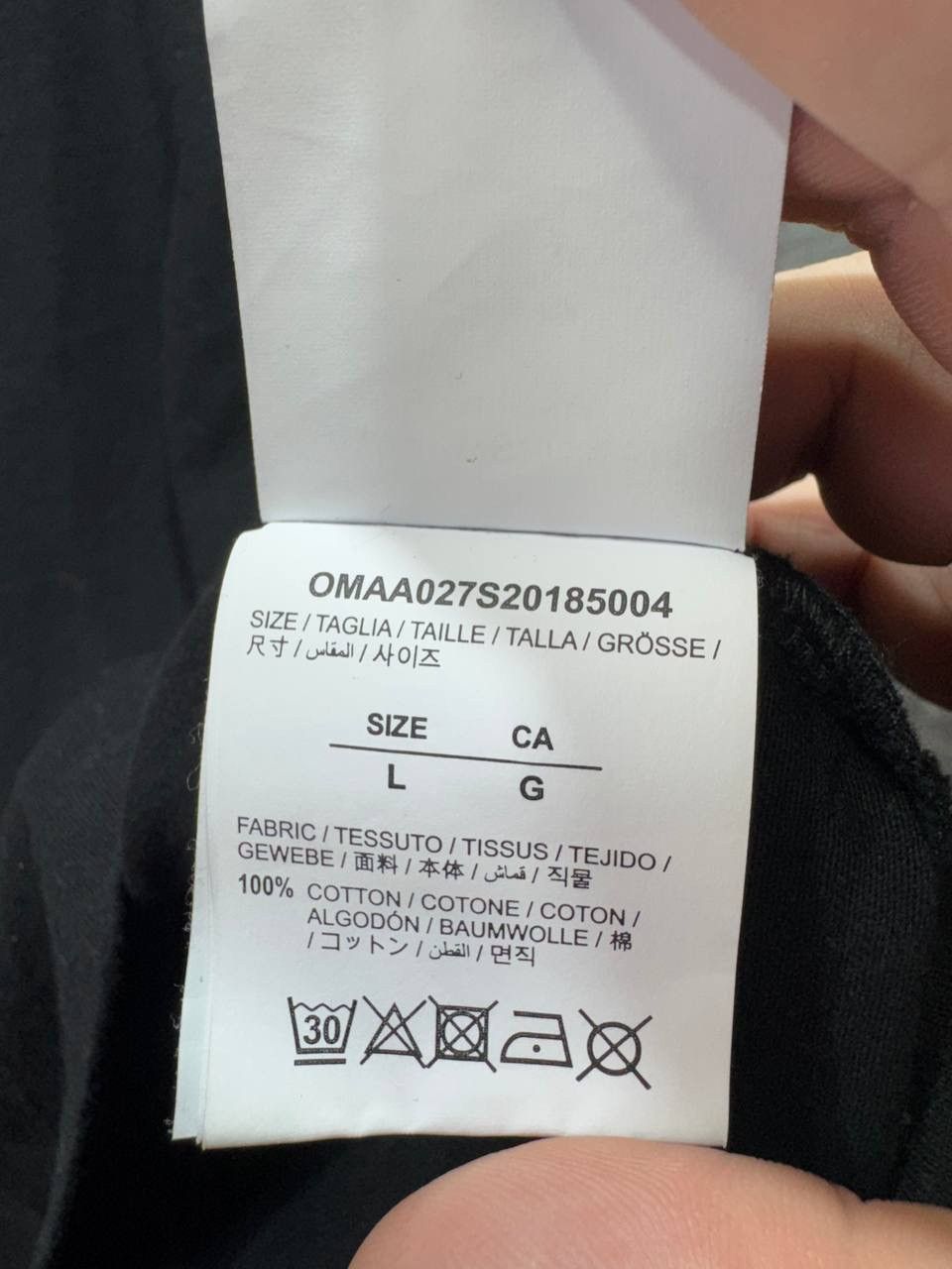 Off-White Off White SS20 Caravaggio Arrow Tee Size US L / EU 52-54 / 3 - 10 Thumbnail