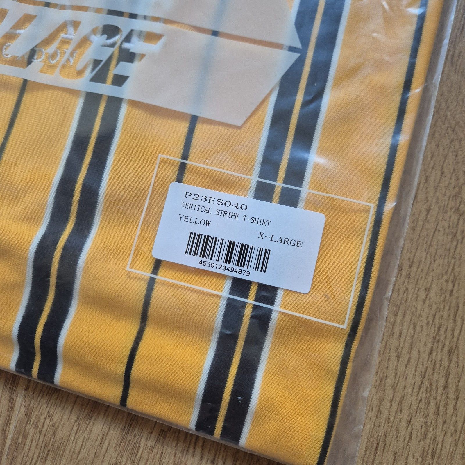 Palace Palace Vertical Stripe T-Shirt Yellow XL Brand New FW22 Size US XL / EU 56 / 4 - 8 Thumbnail