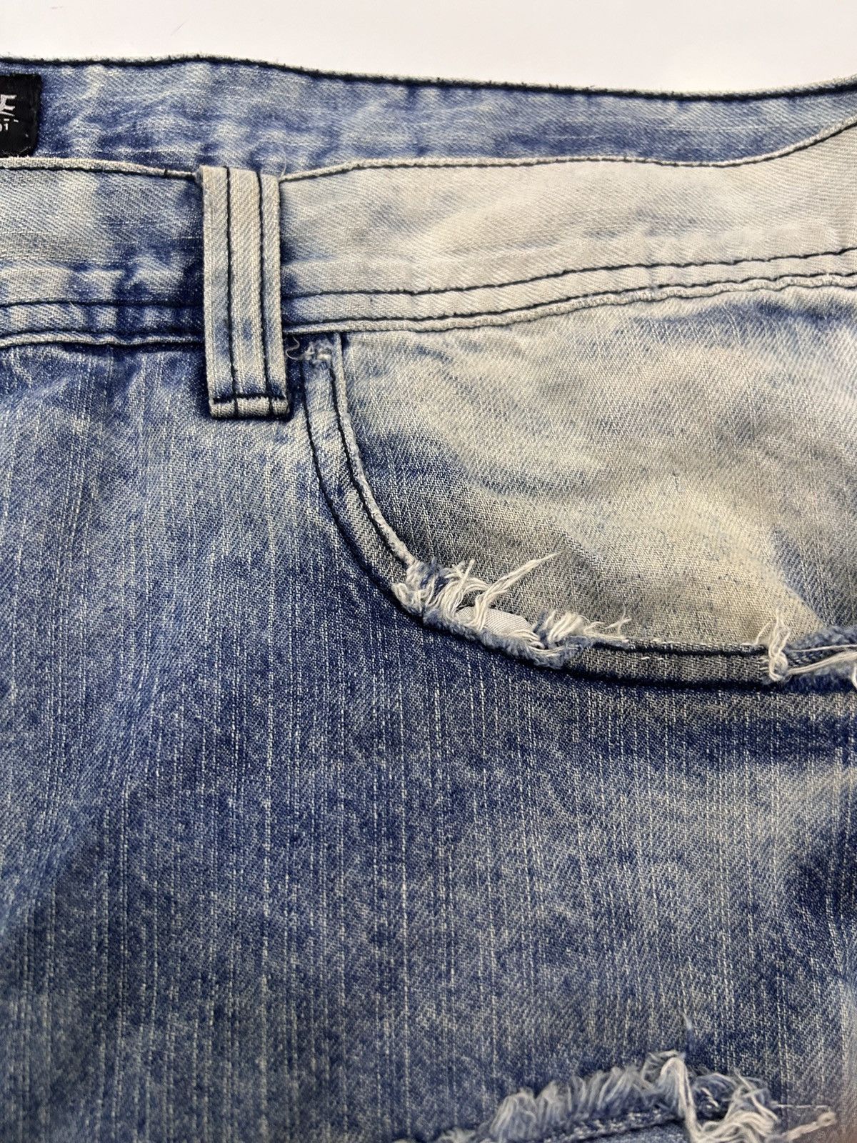 Southpole × Vintage 💥Vintage Southpole Denim Distressed Blue Wash Jeans Size US 42 / EU 58 - 18 Thumbnail
