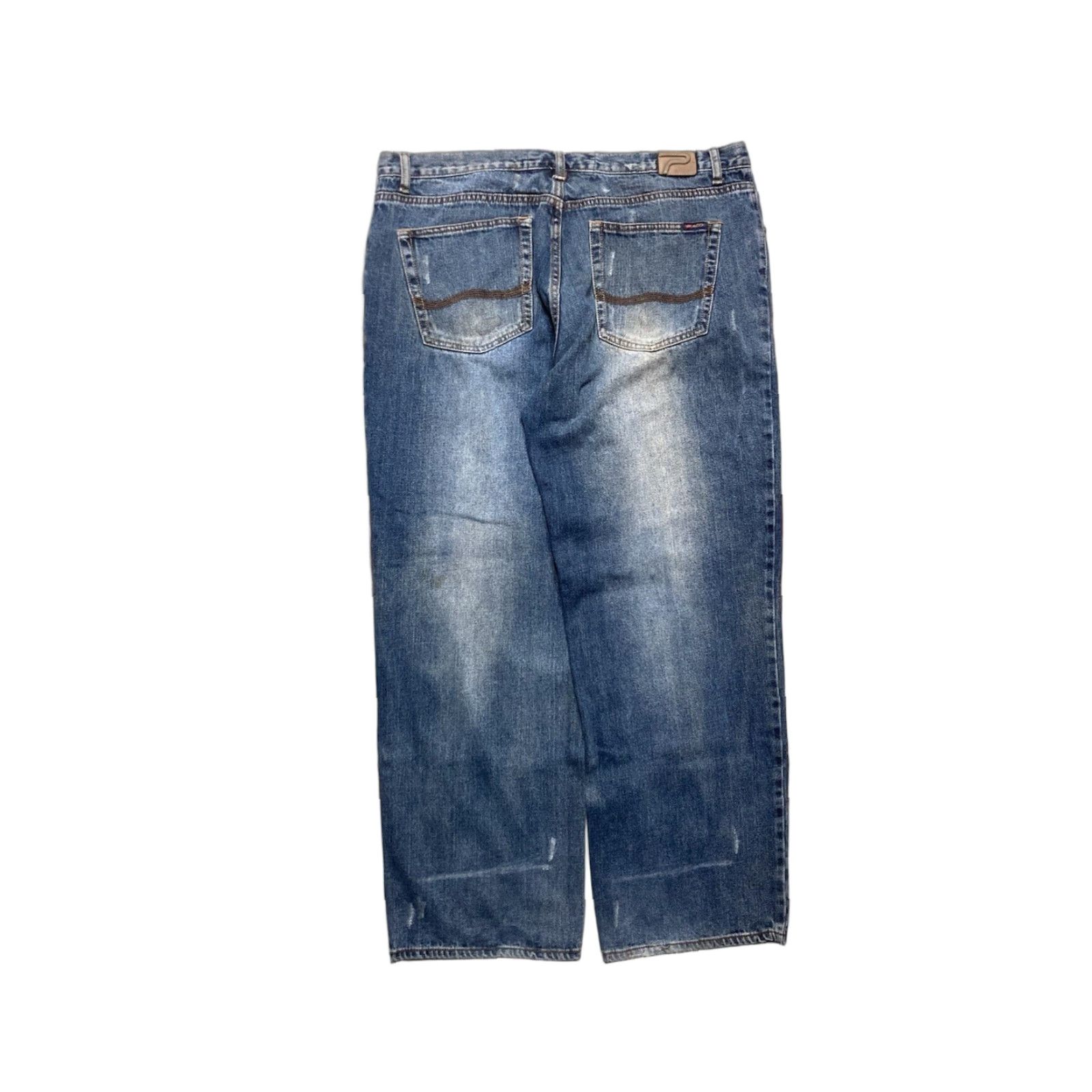 Vintage VINTAGE PACO Jeans Mens 40x31 Wide-Leg Hip Hop Skater JNCO Style Blue Baggy Inseam 31 40 Waist 40” Modern Retro Size US 40 / EU 56 - 1 Thumbnail