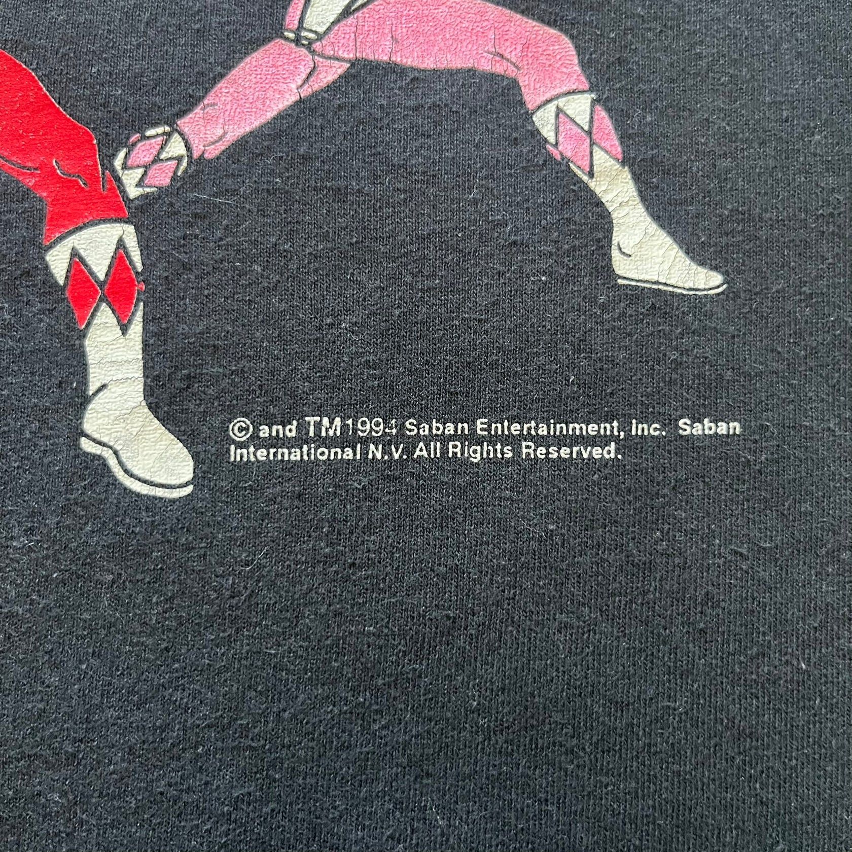 Vintage Mighty Morphin Power Rangers 1994 Tee VTG Size US L / EU 52-54 / 3 - 3 Thumbnail