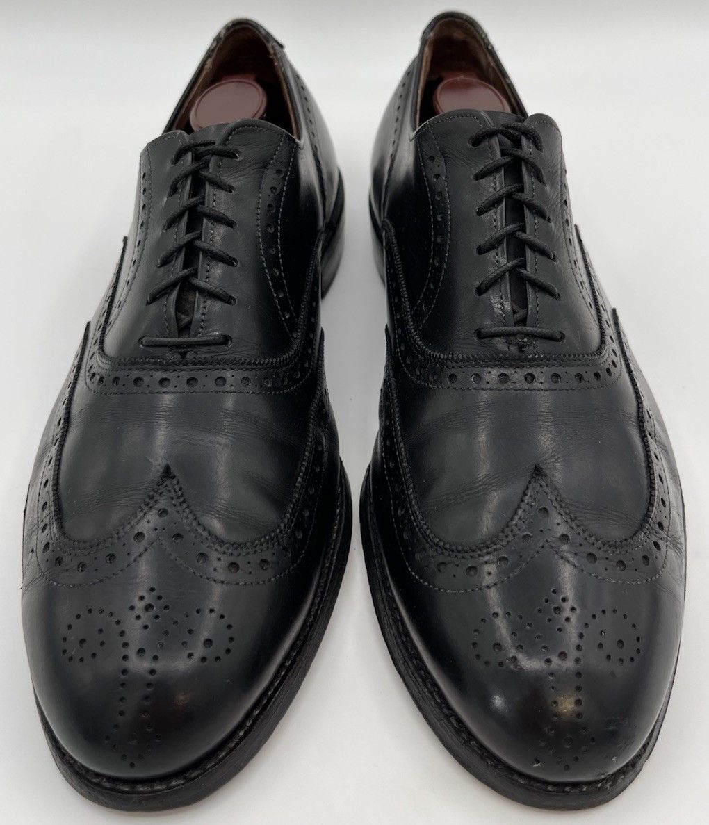 Allen Edmonds Allen Edmonds CHESTER Men Size 9.5D Black Leather Oxfords Size US 9.5 / EU 42-43 - 1 Thumbnail