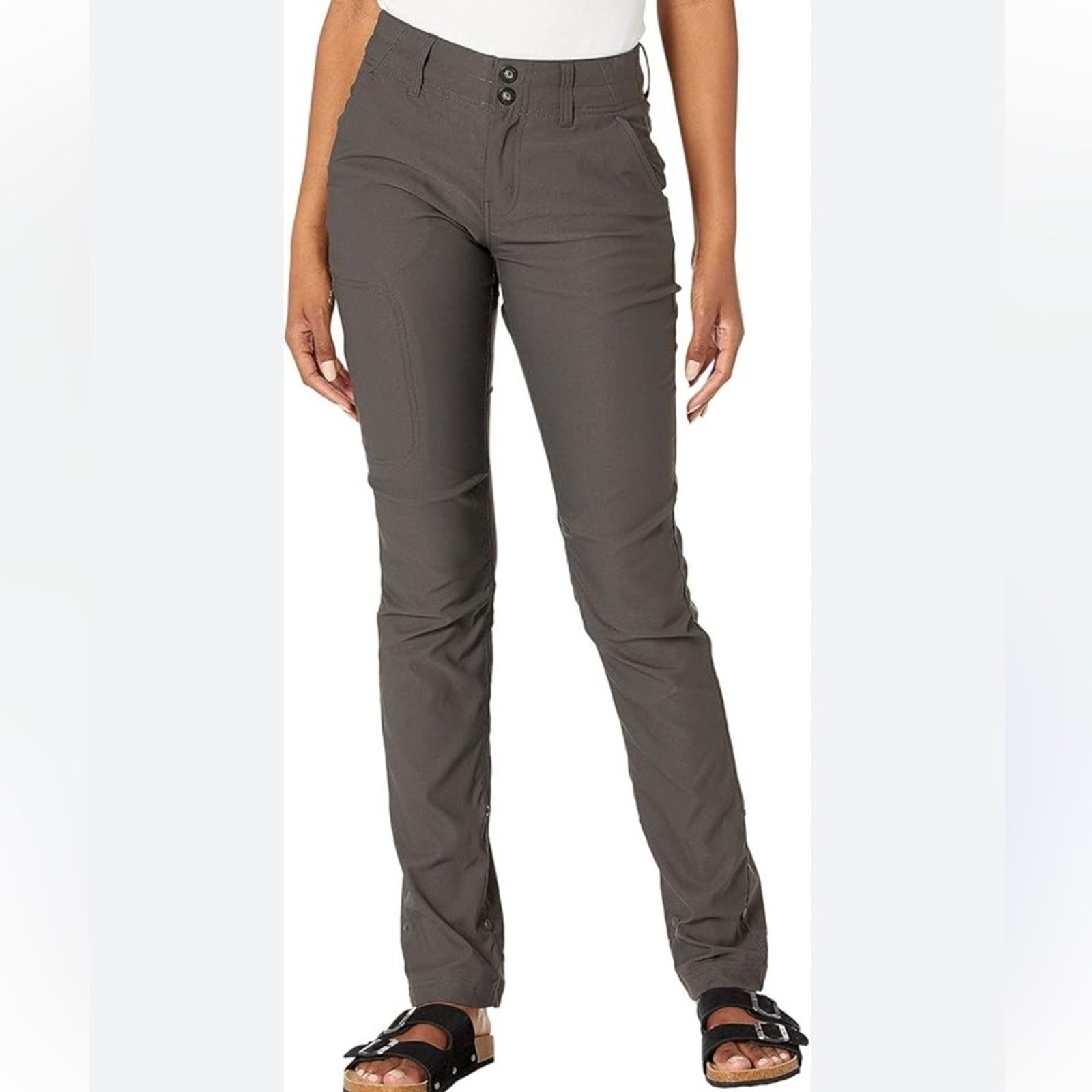 Prana Prana Alana Dark Iron Hiking Pants Size 27" / US 4 / IT 40 - 1 Thumbnail