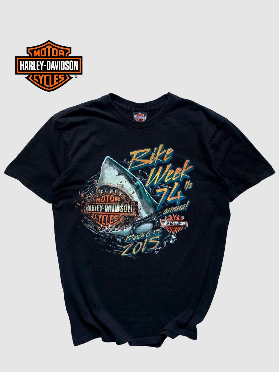 Harley Davidson Harley Davidson x T-Shirt x Vintage Size US L / EU 52-54 / 3 - 1 Thumbnail