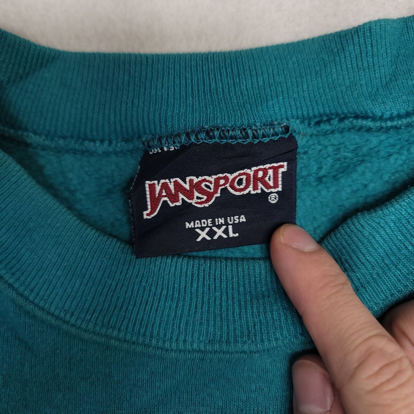 Jansport Jansport Long Sleeve Pullover Sweatshirt Mens Size 2XL Blue Size US XXL / EU 58 / 5 - 3 Thumbnail