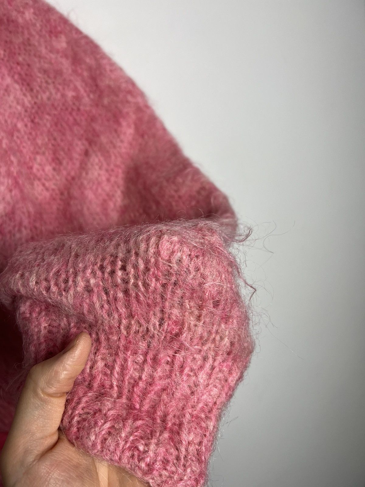 Other Mohair Cardigan Vintage wool sweater Size M / US 6-8 / IT 42-44 - 5 Thumbnail
