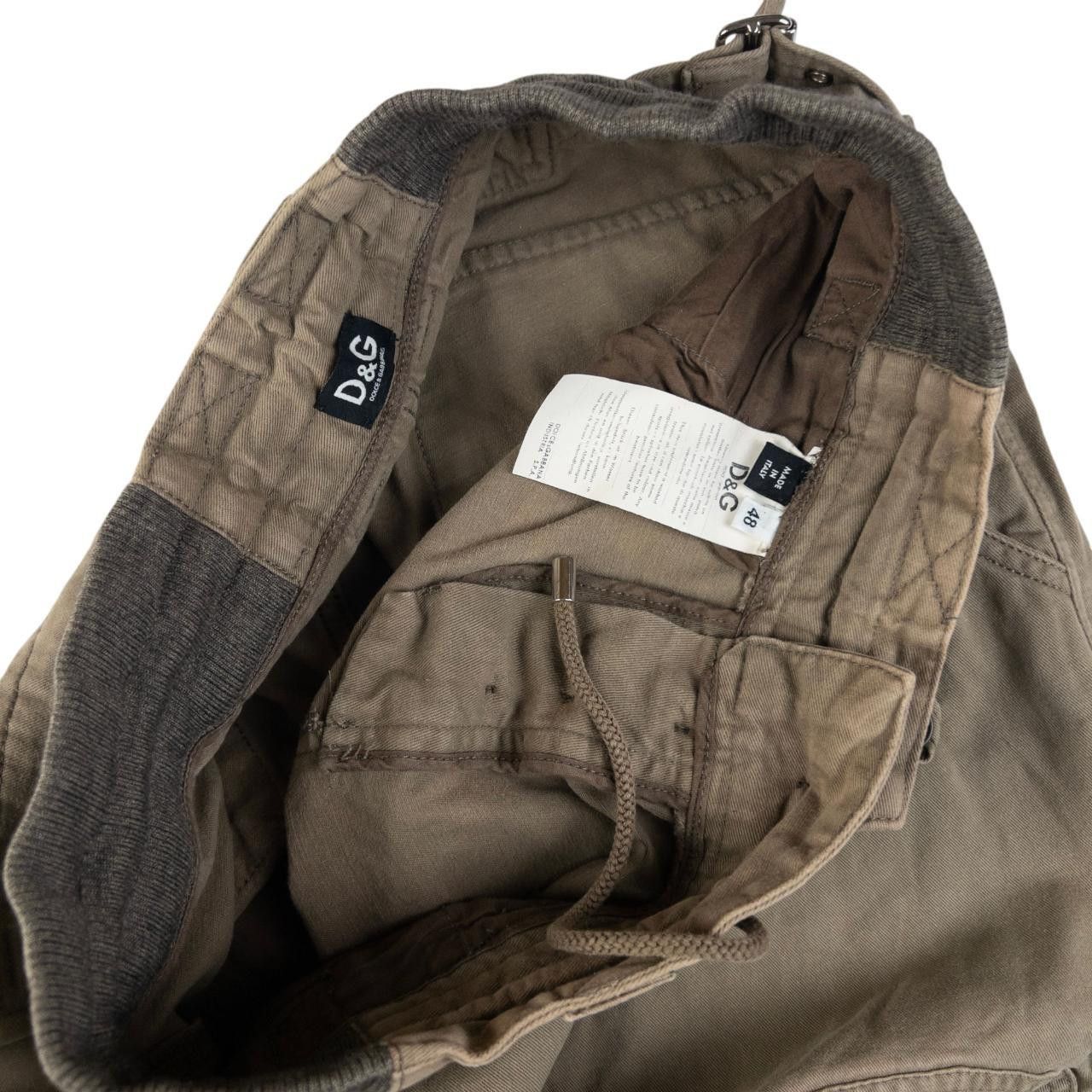 Dolce & Gabbana Vintage Dolce & Gabbana Cuffed Cargo Trousers Size W32 Size US 32 / EU 48 - 8 Thumbnail