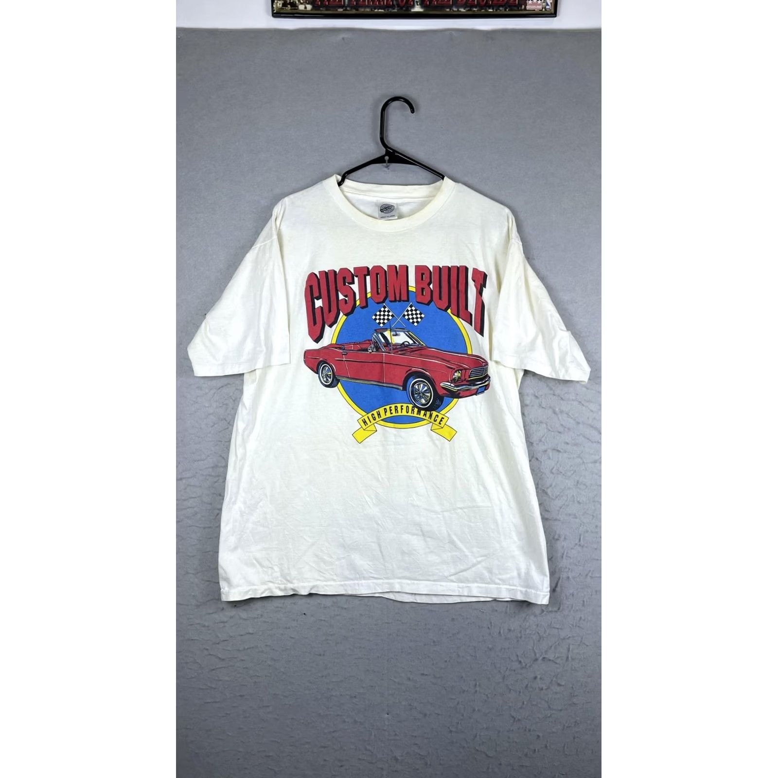 Vintage VINTAGE Silkworm Shirt Mens XL White Custom Built Car Graphic Tee T-Shirt Racing Top Size US XL / EU 56 / 4 - 2 Thumbnail