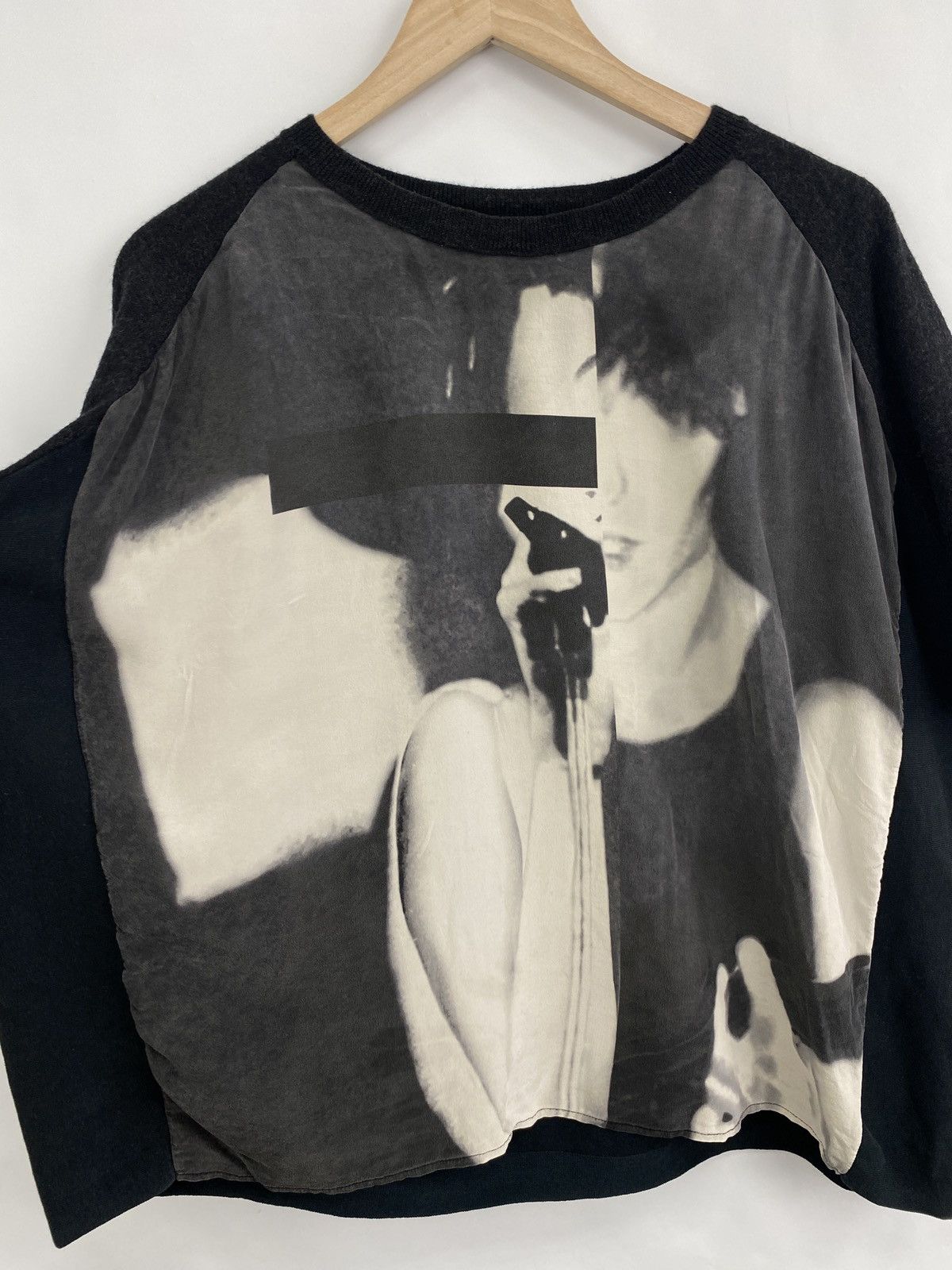 Allsaints Y2K Allsaints Bjork Style Silk Wool T-Shirt Rare Retro Hype Size M / US 6-8 / IT 42-44 - 4 Thumbnail
