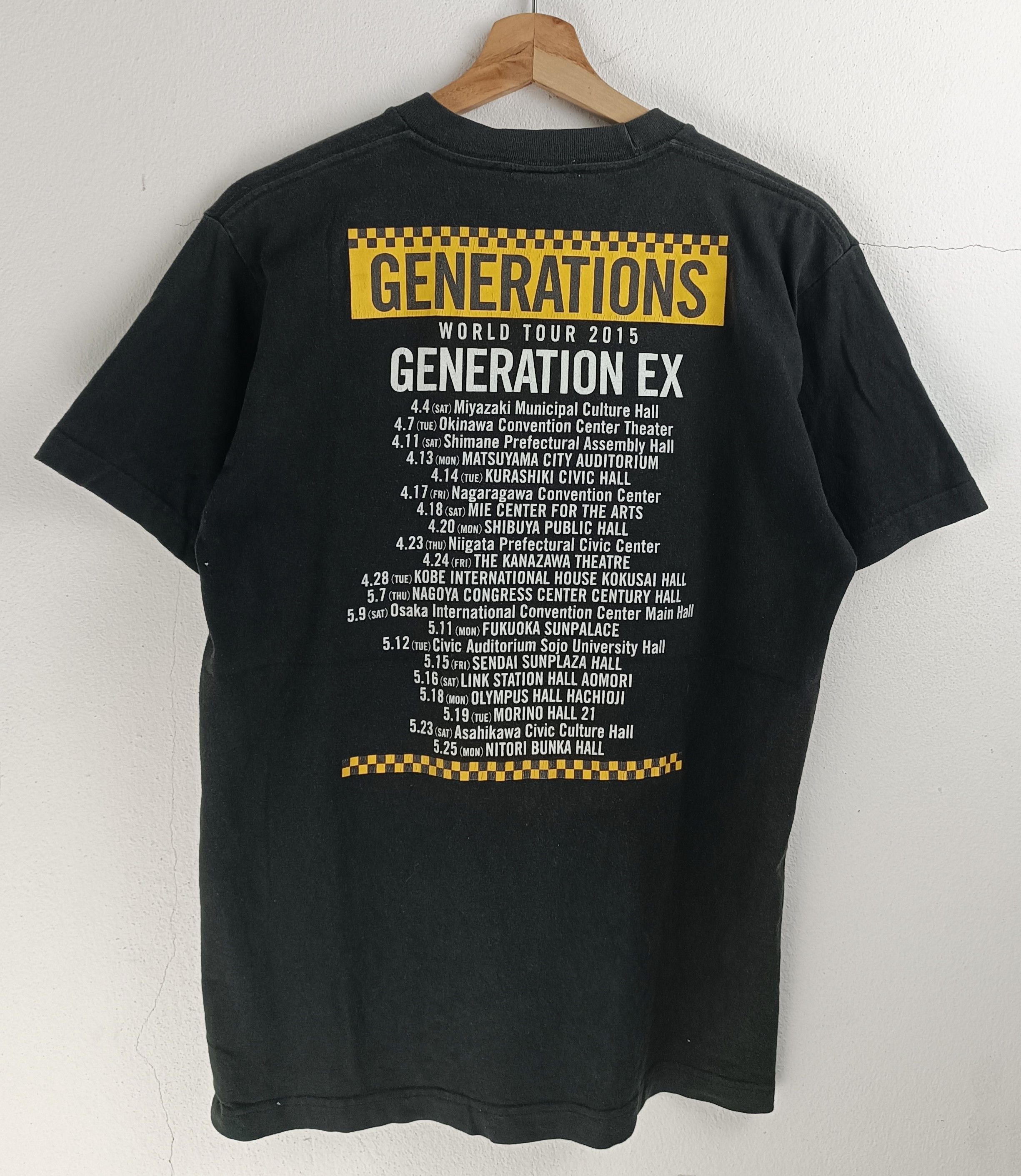 Band Tees VINTAGE GENERATION EX EXILE TRIBE 2015 TOUR high low japan Size US M / EU 48-50 / 2 - 4 Thumbnail