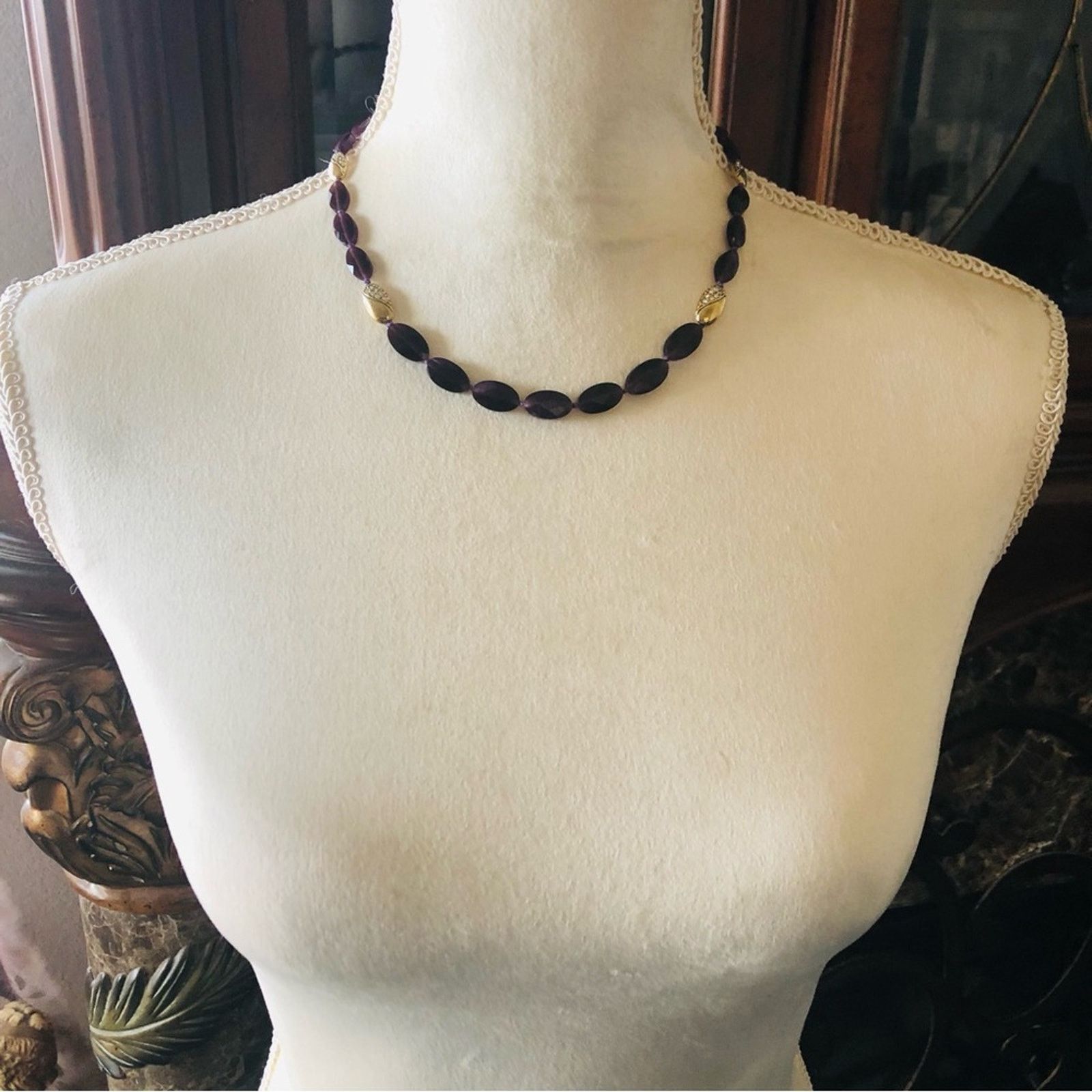 Monet Vintage Monet graduated genuine faceted amethyst necklace Size ONE SIZE - 5 Thumbnail