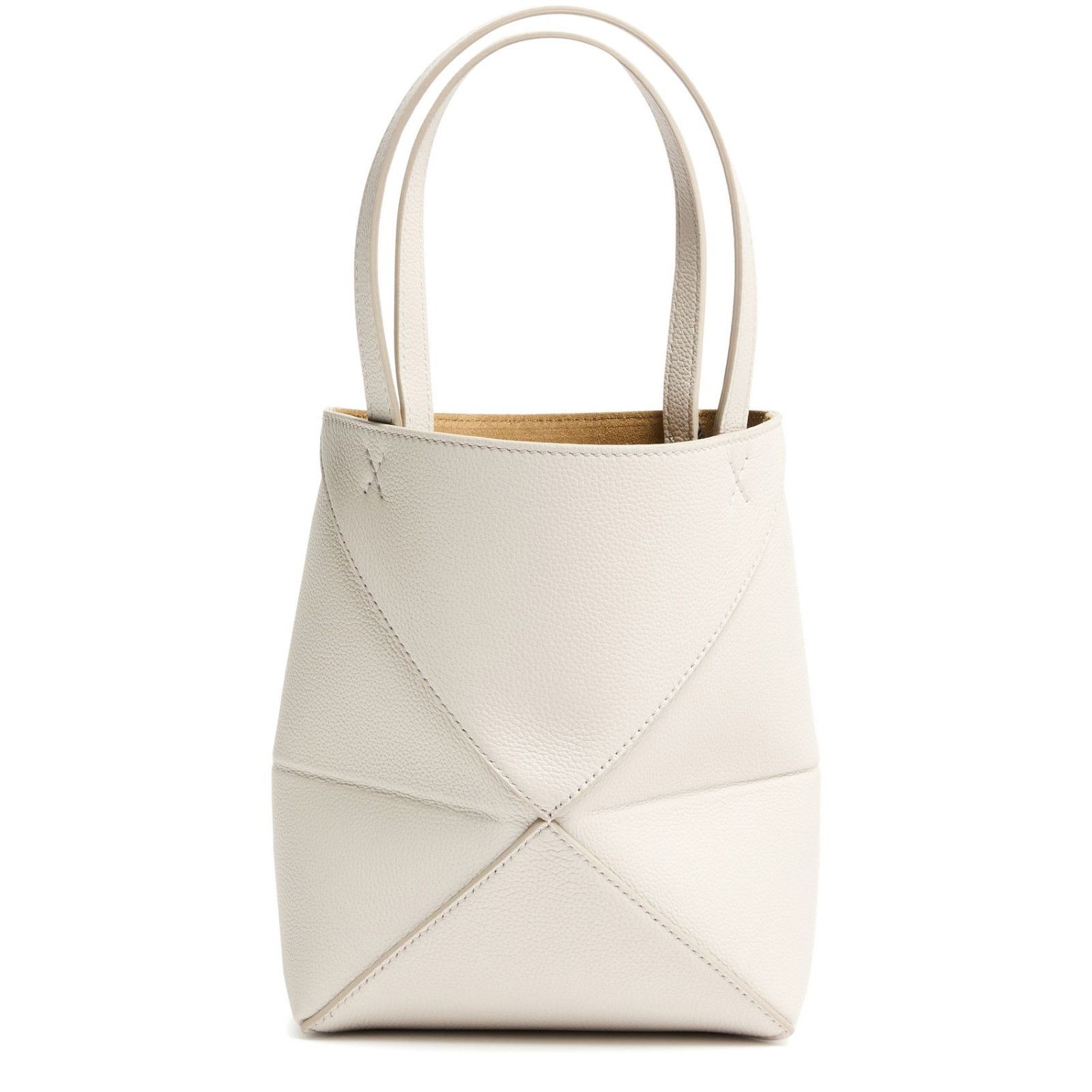 Loewe LOEWE Puzzle Mini Fold Light Ghost Leather Tote Bag New & Au Size ONE SIZE - 3 Thumbnail