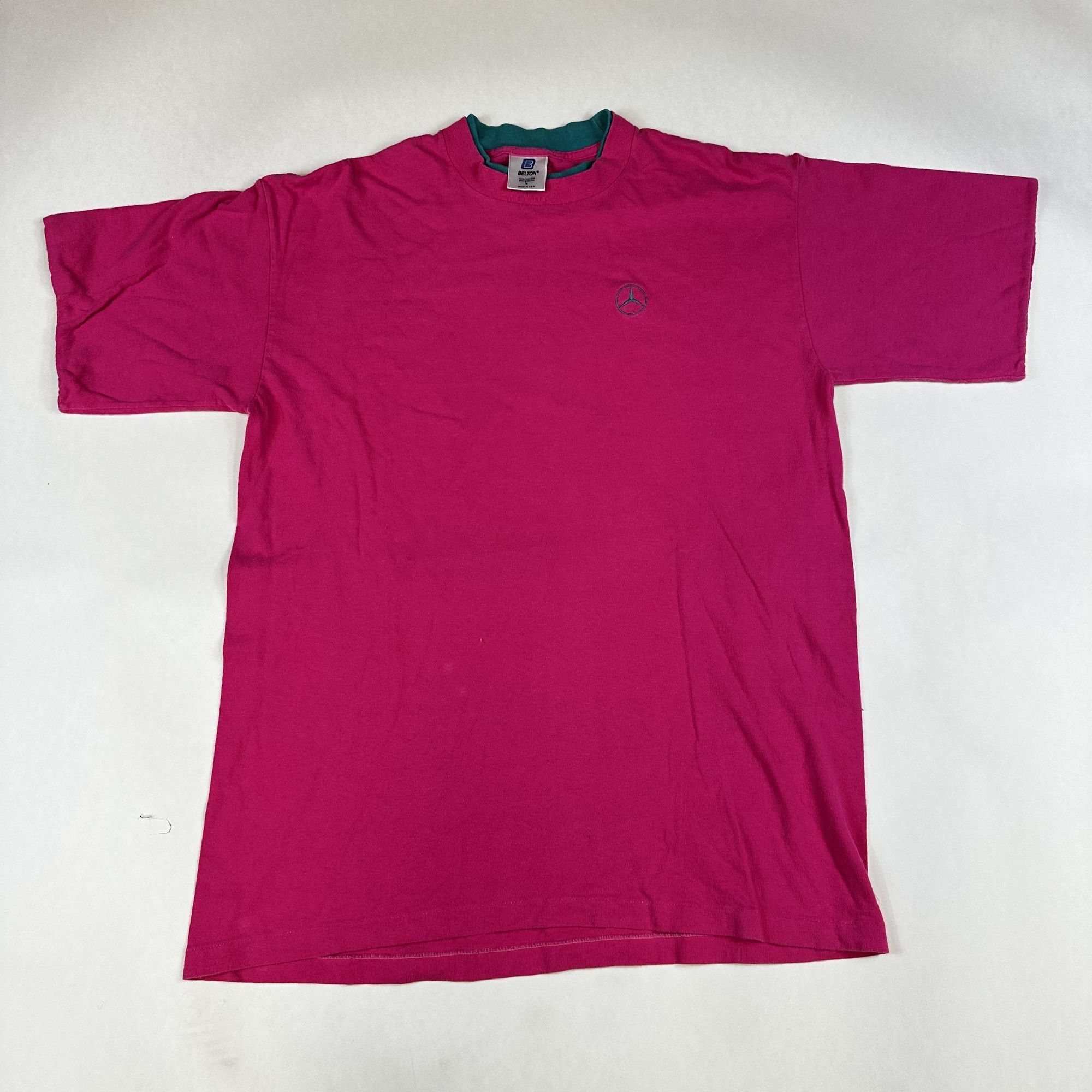 Mercedes-Benz Vintage Mercedes Double Layered Tee (L) Size US L / EU 52-54 / 3 - 1 Thumbnail