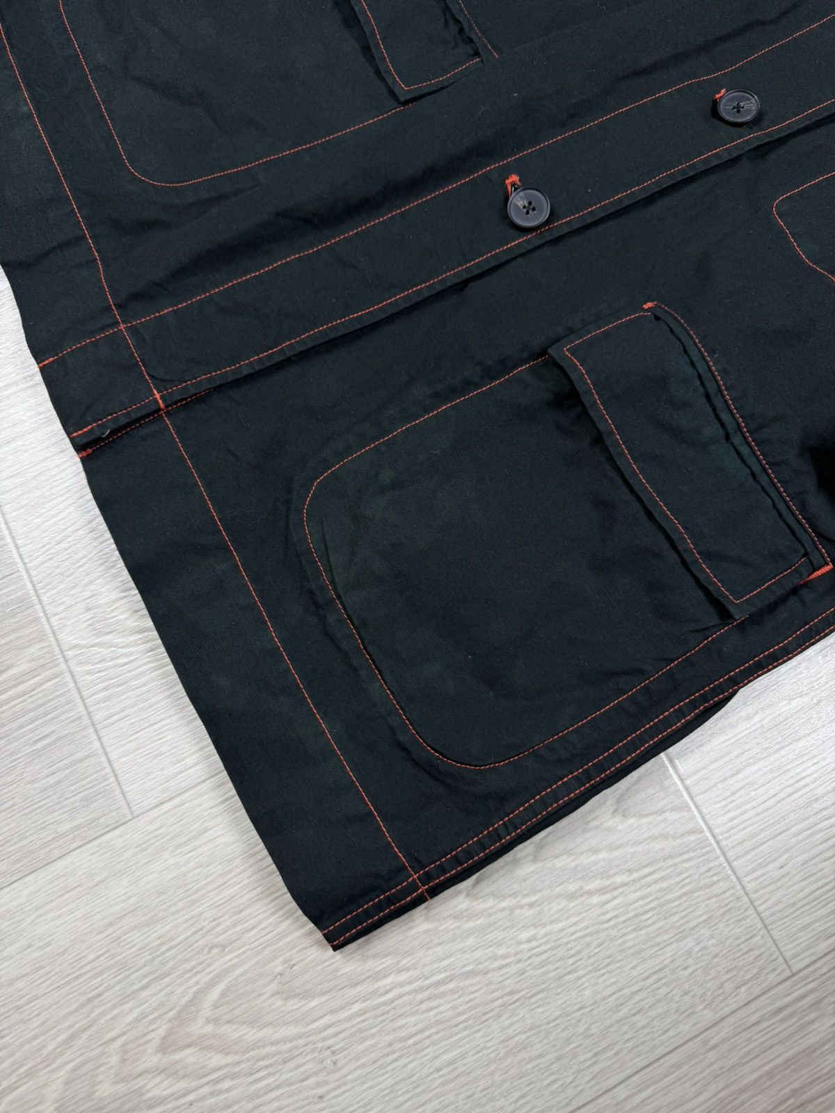 Other Toast Jacket Womens Black Cotton Lightweight Button Front Size M / US 6-8 / IT 42-44 - 6 Thumbnail