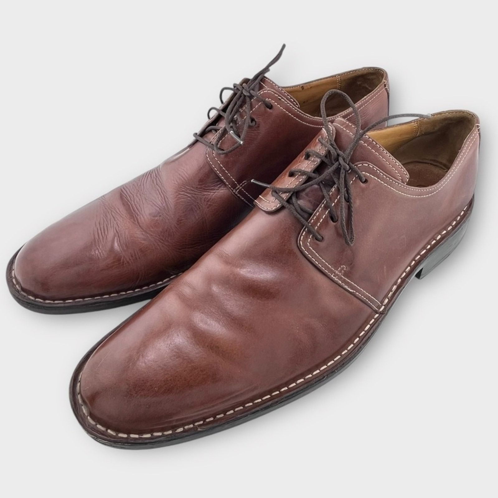 Cole Haan COLE HAAN men’s brown leather tie Oxford shoes size 13 Size US 13 / EU 46 - 1 Thumbnail