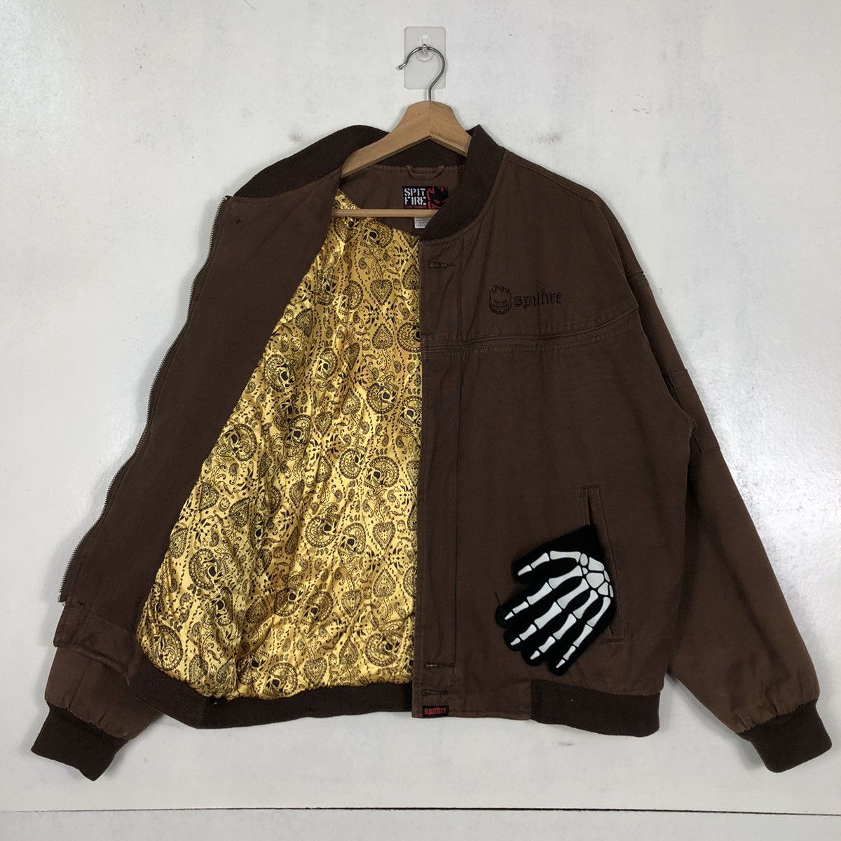 Hysteric Glamour 🔥Spit Fire Bomber Jacket Bondage Full Print Lining Size US M / EU 48-50 / 2 - 16 Thumbnail