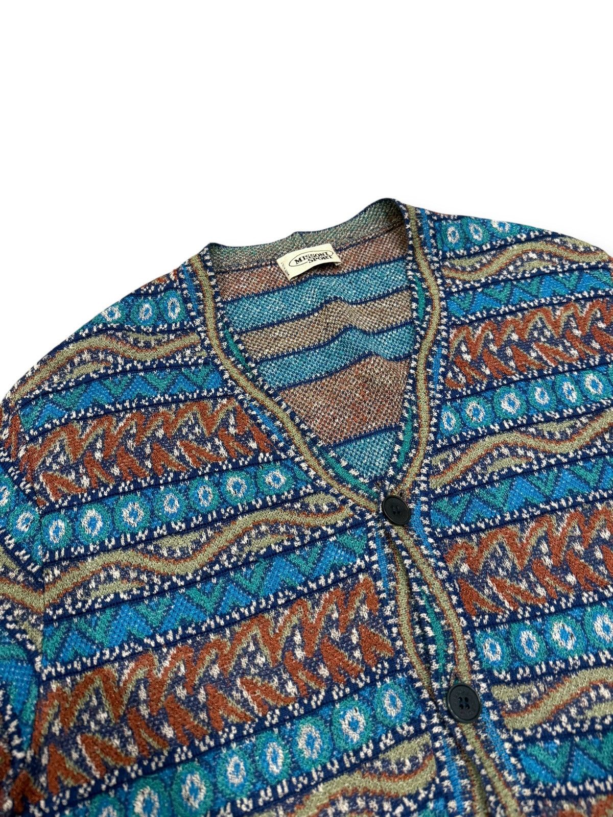 Missoni Missoni sport vintage sweat cardigan Size US L / EU 52-54 / 3 - 2 Thumbnail