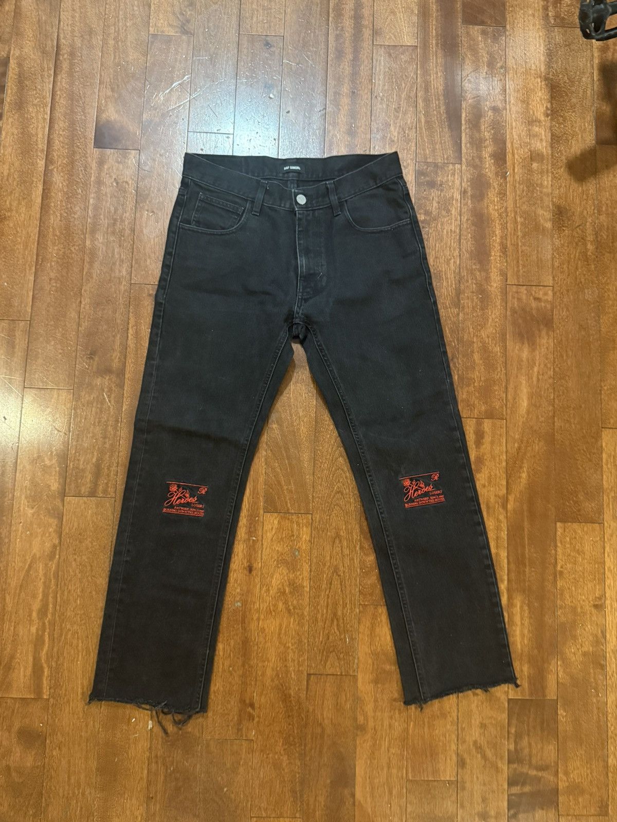 Raf Simons × Raf by Raf Simons Raf Simons Butterfly logo jeans Size US 30 / EU 46 - 1 Thumbnail