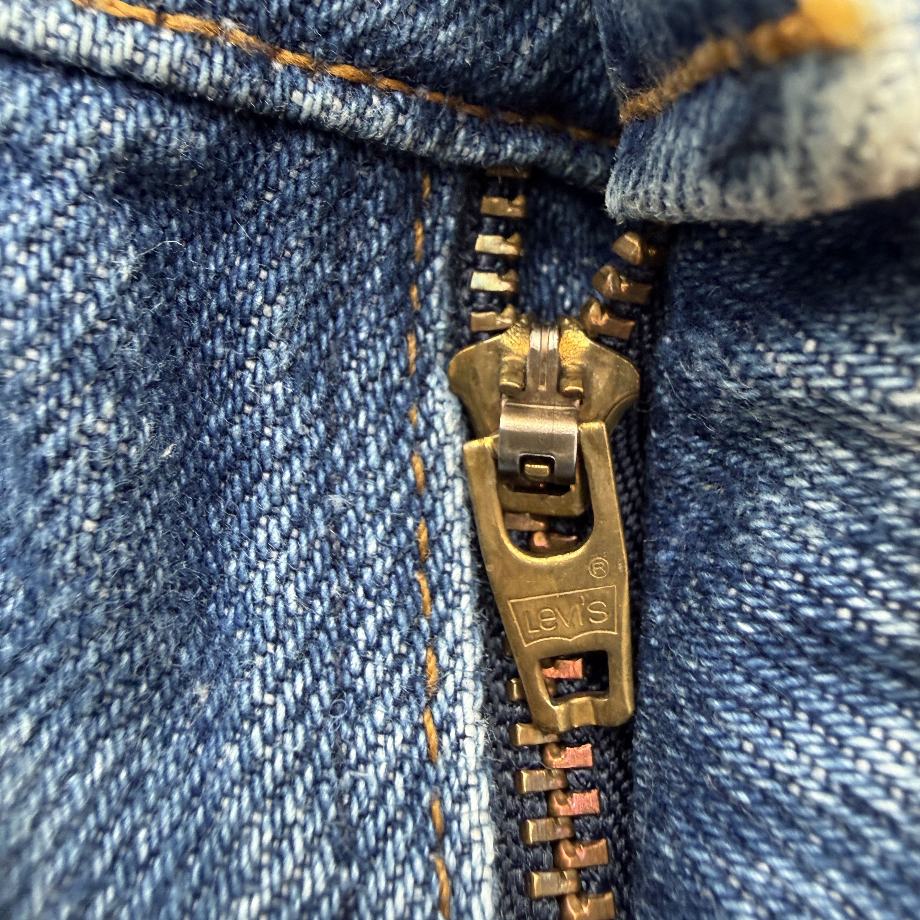 Levi's Vintage 80s Levis 505 Blue Denim Straight Size US 34 / EU 50 - 5 Thumbnail