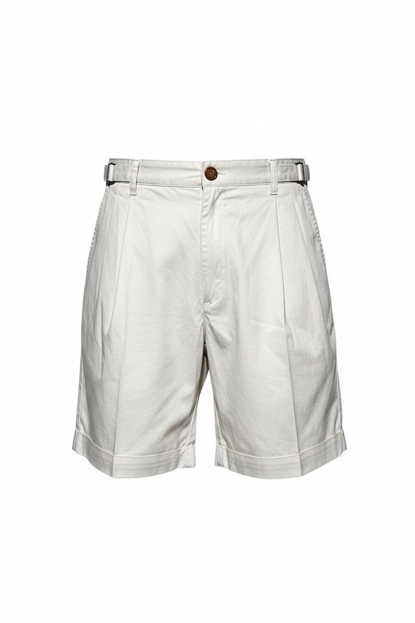 Japanese Brand Vintage White Old Money Casual Shorts Size US 32 / EU 48 - 2 Thumbnail